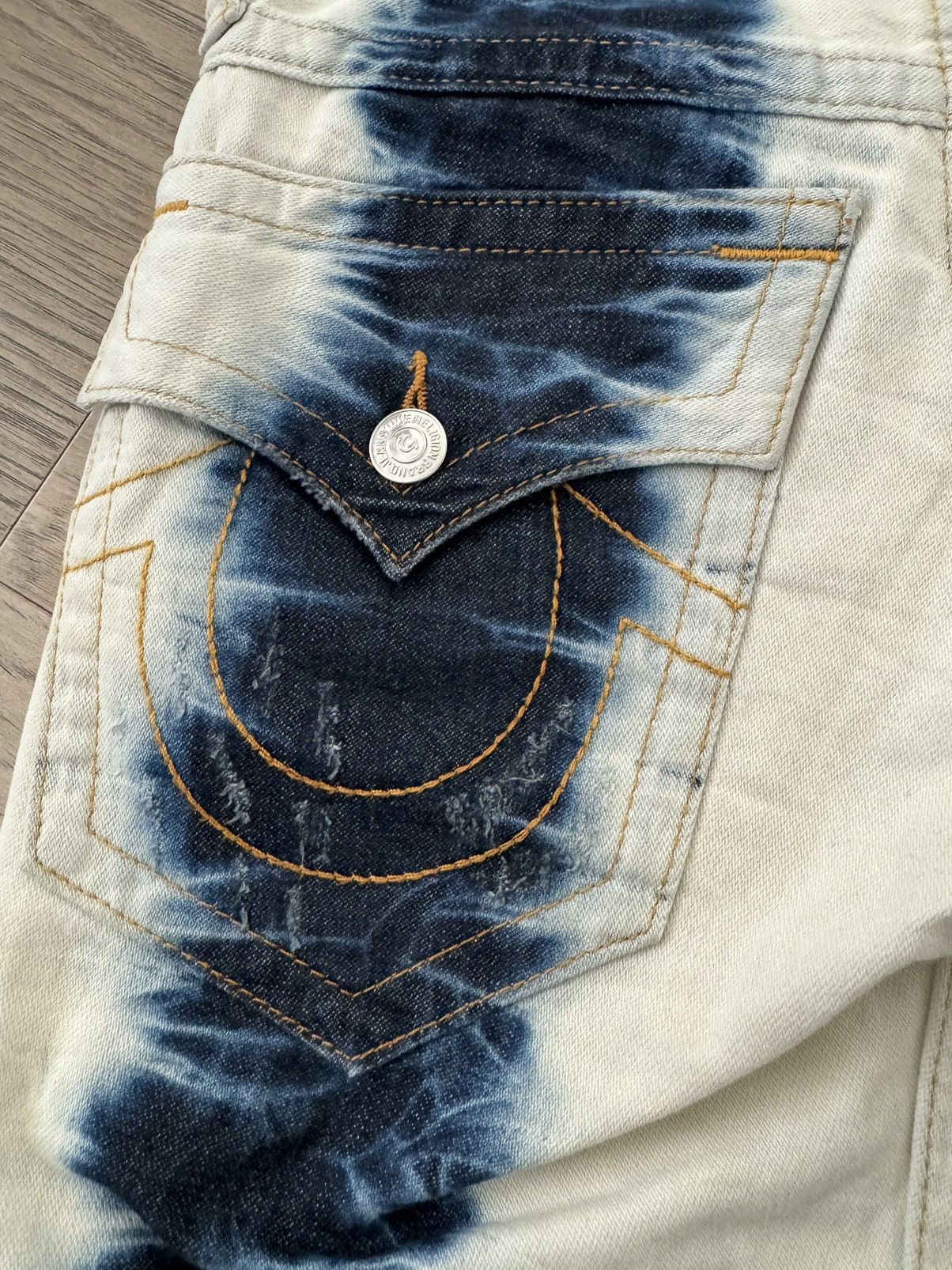 True Religion True Religion Denim shorts “Blue Dye” Size US 28 / EU 44 - 4 Thumbnail