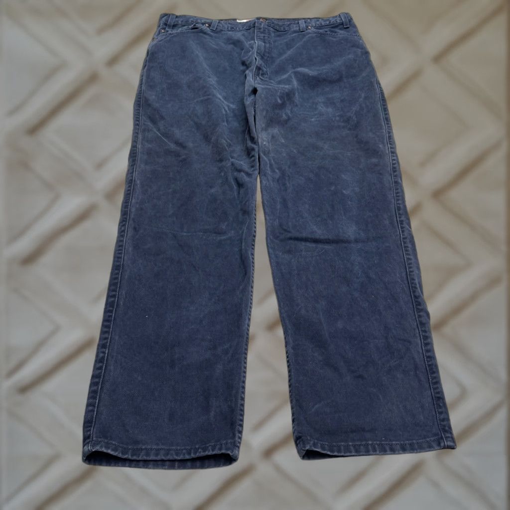 Levi's VINTAGE Levi's Jeans Men 42 Relaxed Fit 90s Y2K Straight Twill Blue Rocker Streetwear Size US 42 / EU 58 - 1 Thumbnail