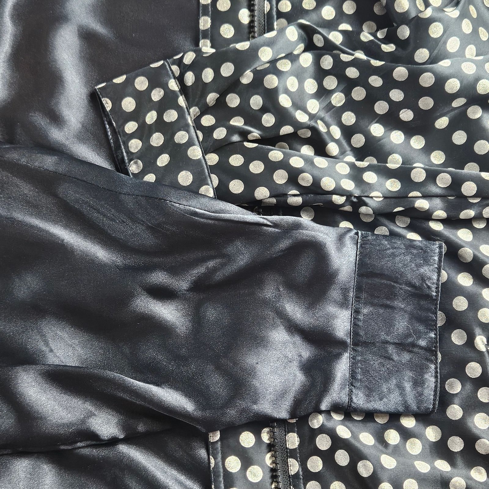 Other VTG EUC 80s Reversible Polka Dot & Solid Jacket Sz. 2XL Size XXL / US 16-18 / IT 52-54 - 12 Thumbnail