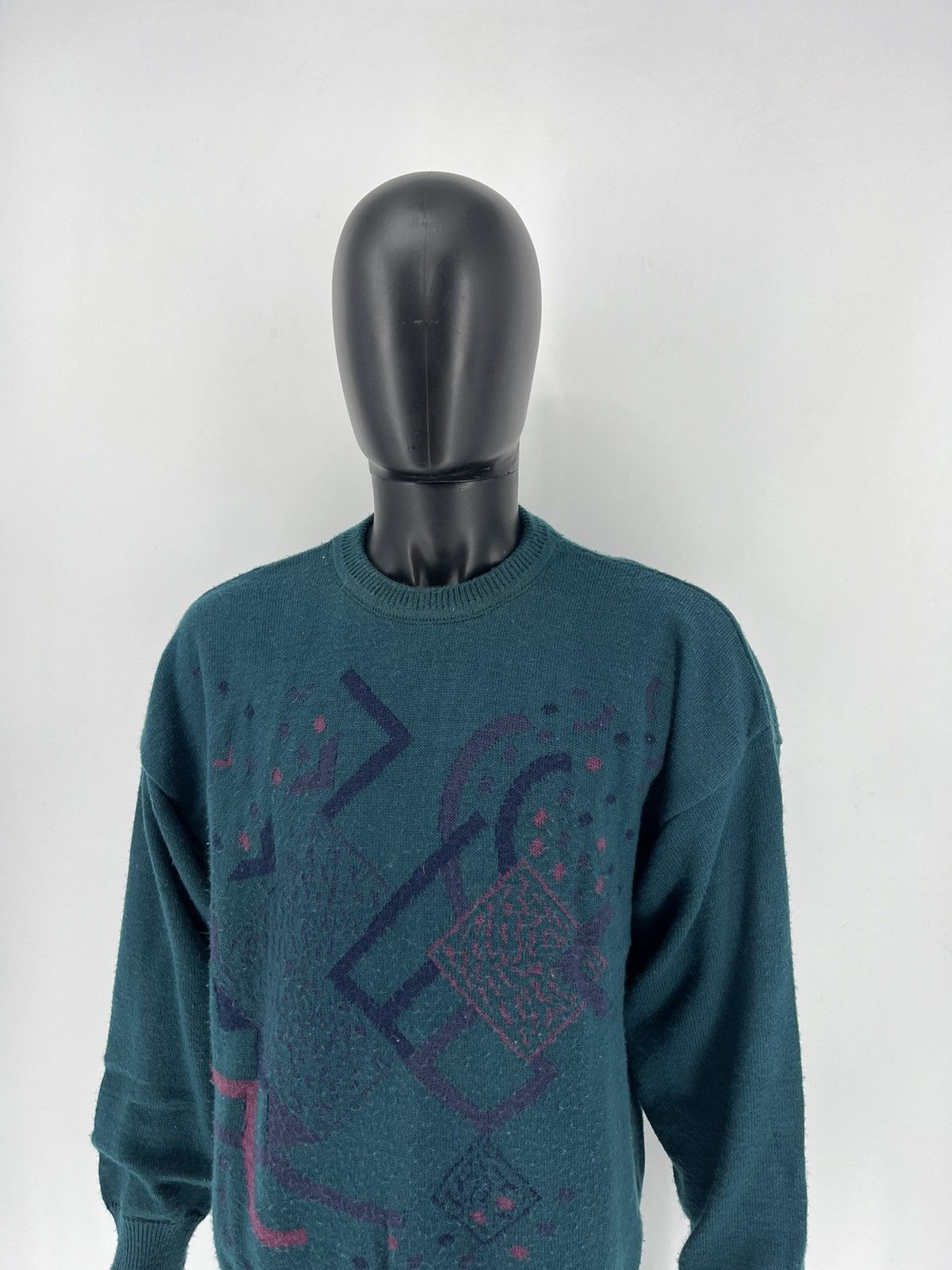 Vintage Vintage 90s Wool Sweater Oversize Made in Size US L / EU 52-54 / 3 - 4 Thumbnail