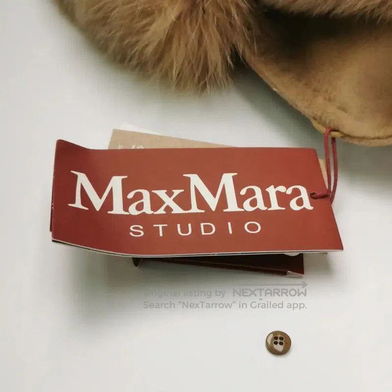 Max Mara MaxMara Winter Camel Wool Long Coat . Size S / US 4 / IT 40 - 3 Thumbnail