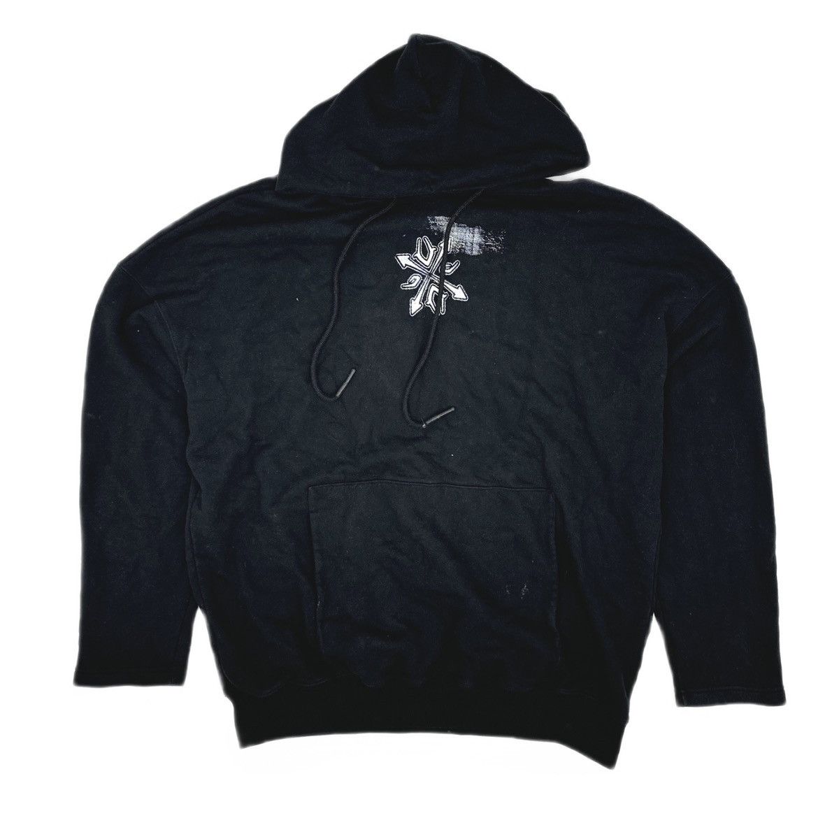 Off-White OFF-WHITE TRIBAL TYPE EXTRA LONG HOODIE Size US S / EU 44-46 / 1 - 1 Thumbnail