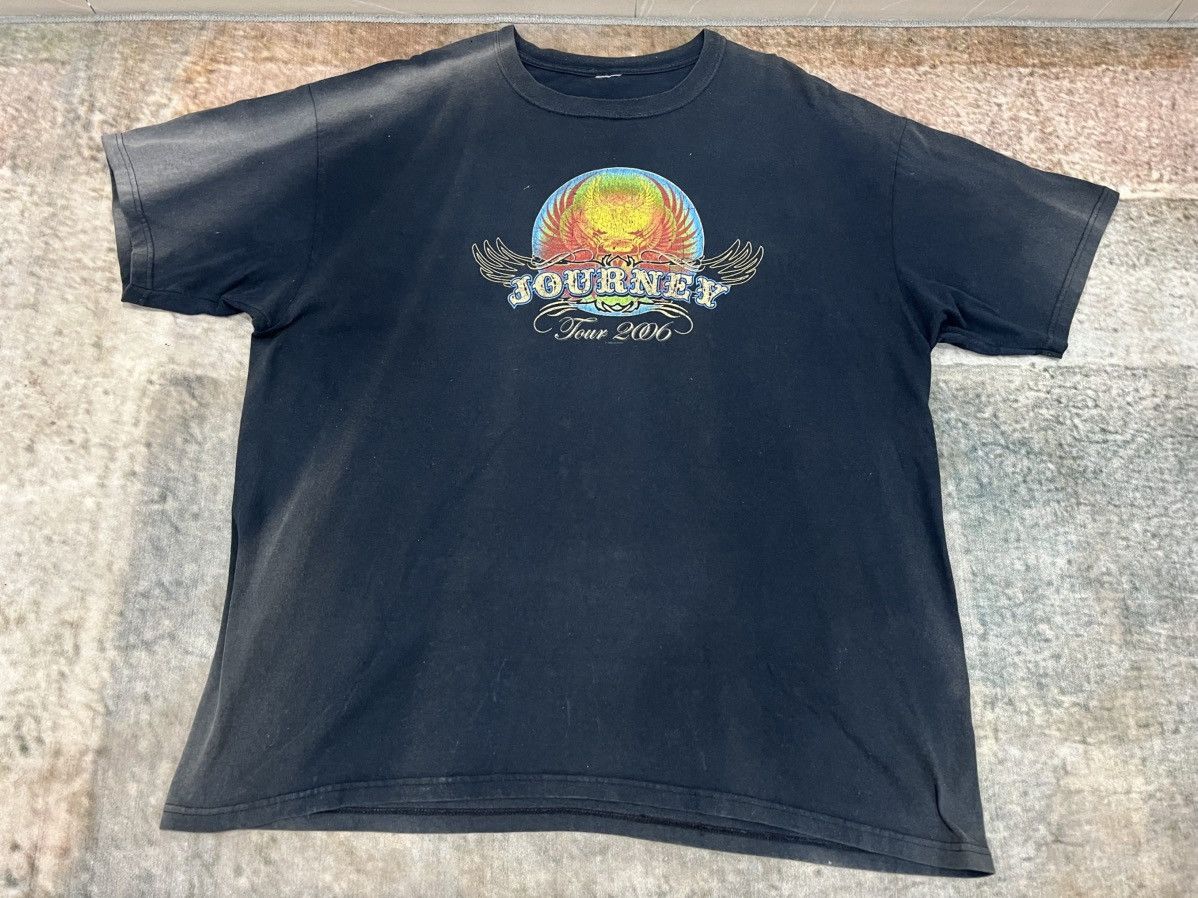Band Tees × Vintage Sunfaded Journey Tour Tee Size US XL / EU 56 / 4 - 2 Thumbnail