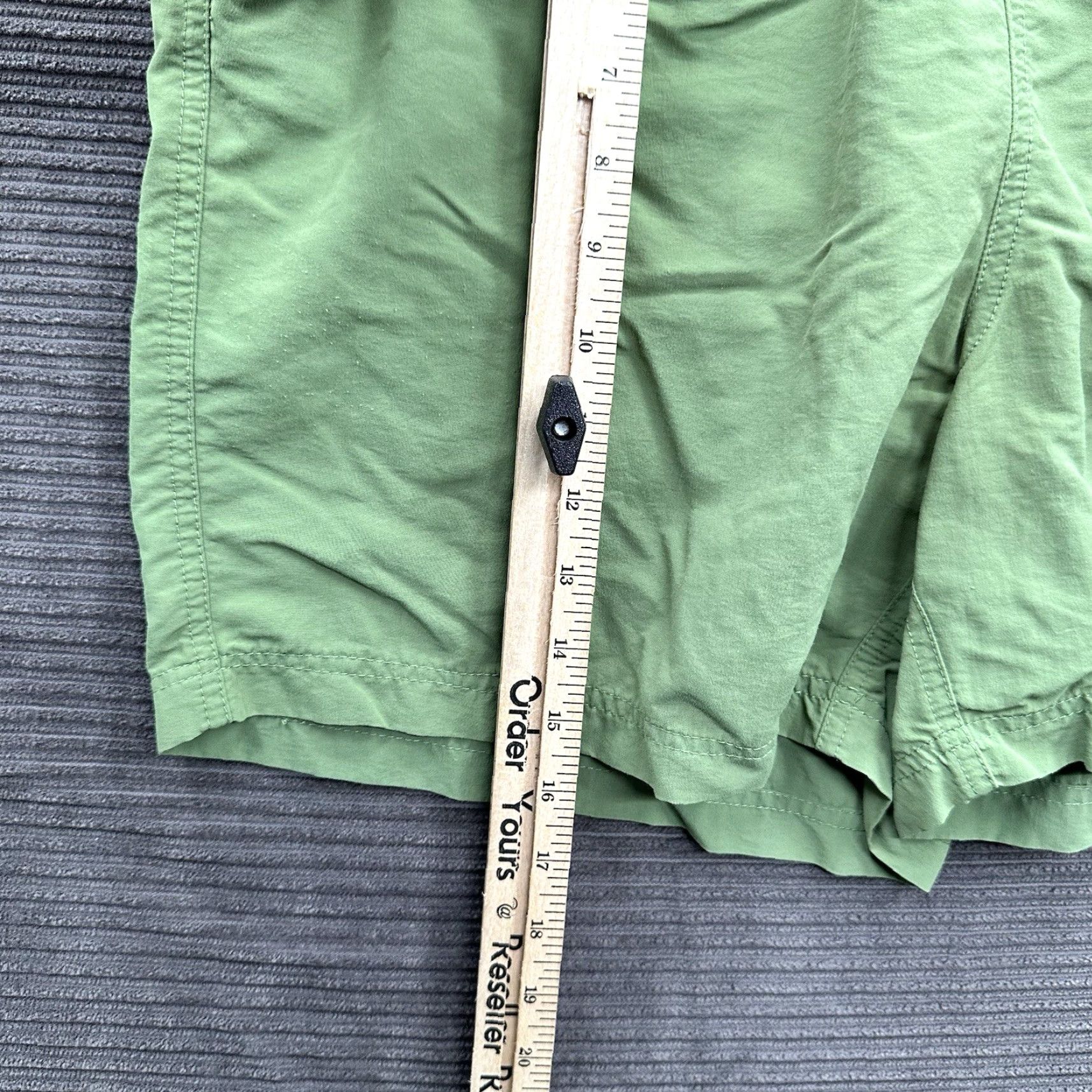 Vintage L.L. Bean Swim Trunks Bottom Men Large Green Polyester Drawstring Lined Beach Weekend Gosn Size ONE SIZE - 6 Thumbnail