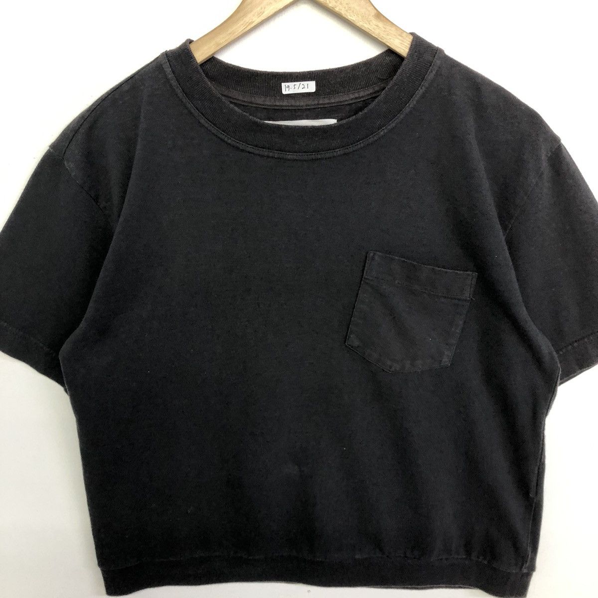 Margaret Howell Margaret Howell Cropped Pocket Plain Minimalist Tshirt Size XS / US 0-2 / IT 36-38 - 3 Thumbnail