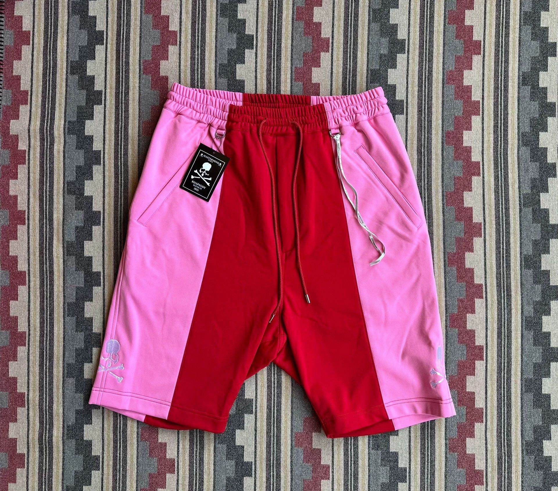 Mastermind Japan Multi Color Paneled Shorts with Drawstring Size 34 Size US 34 / EU 50 - 1 Thumbnail