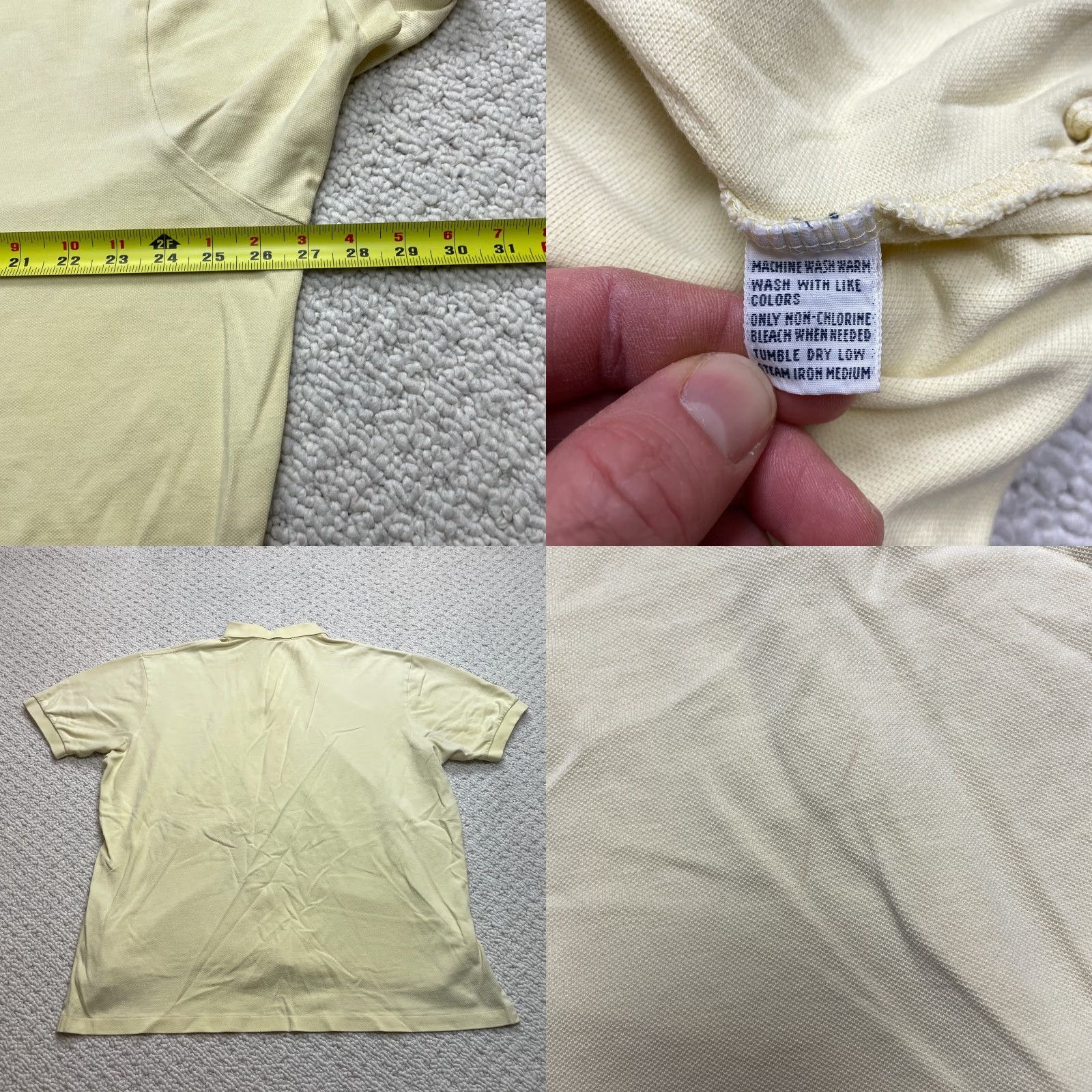 Ralph Lauren Polo by Ralph Lauren Shirt Mens XXL Short Sleeve Yellow Collared Rugby Golf Size US XXL / EU 58 / 5 - 8 Thumbnail