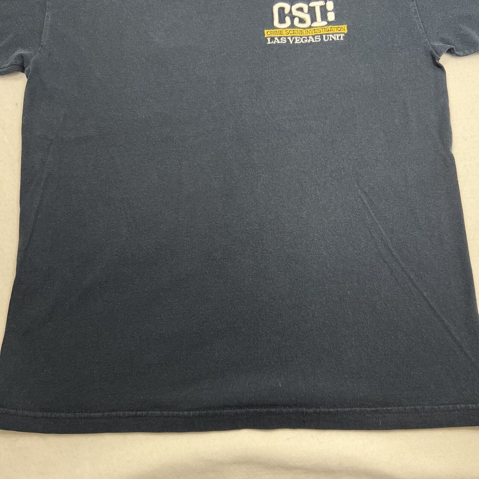 Alstyle Vintage AlStyle Large CSI Las Vegas Embroidered Blue T Shirt Size US L / EU 52-54 / 3 - 7 Thumbnail