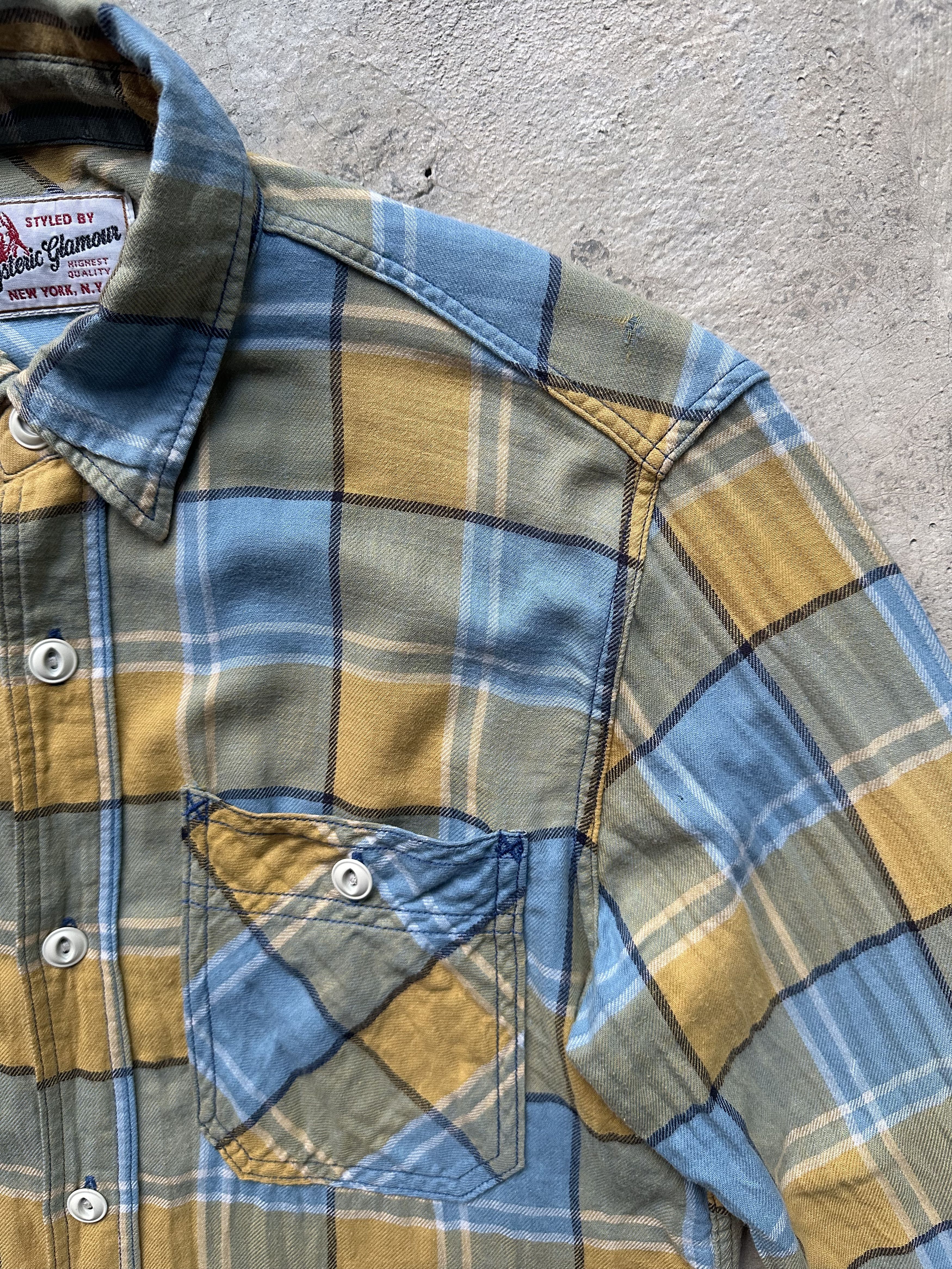 Hysteric Glamour Hysteric Glamour Gusset Tartan Plaid Long Sleeve Shirt Size US S / EU 44-46 / 1 - 6 Thumbnail