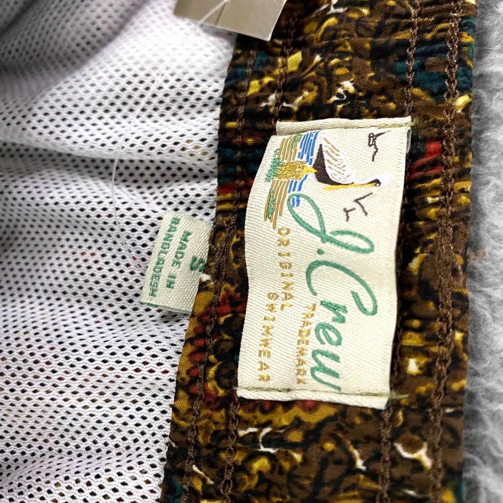J.Crew J.CREW 5" Stretch Swim Trunk Mens Small In Print With ECONYL® Nylon Board Short Geometric Multicolor Beach Athleisure 90s Mens Shorts XS- Wait Size US 29 - 5 Thumbnail