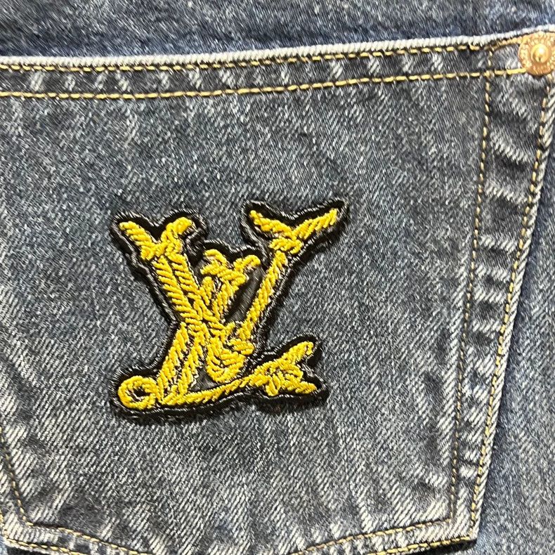 Louis Vuitton Louis Vuitton 24fw popular sailing series logo fringed jea Size US 36 / EU 52 - 5 Thumbnail