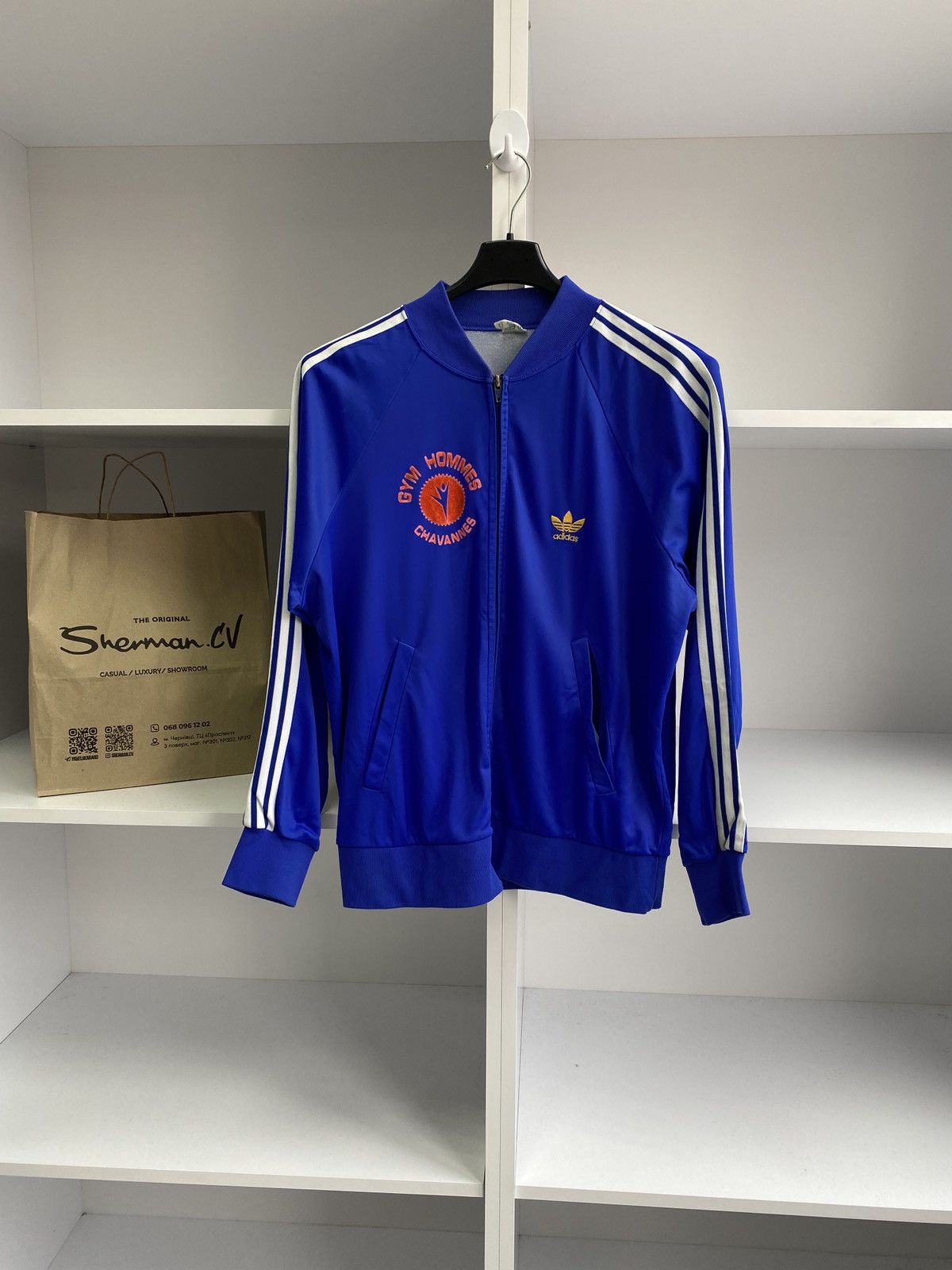 Adidas × Vintage Adidas zip vintage sweatshirt 90s style Size US M / EU 48-50 / 2 - 1 Thumbnail