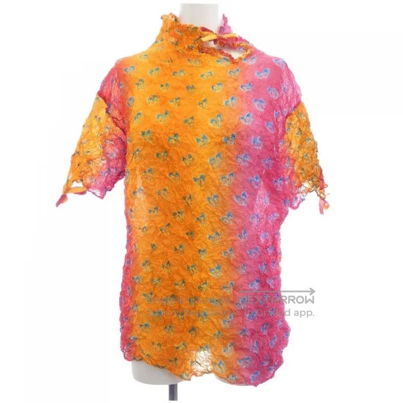 Issey Miyake Issey Miyake Tie Dye Gradient Love Top Size M / US 6-8 / IT 42-44 - 1 Thumbnail