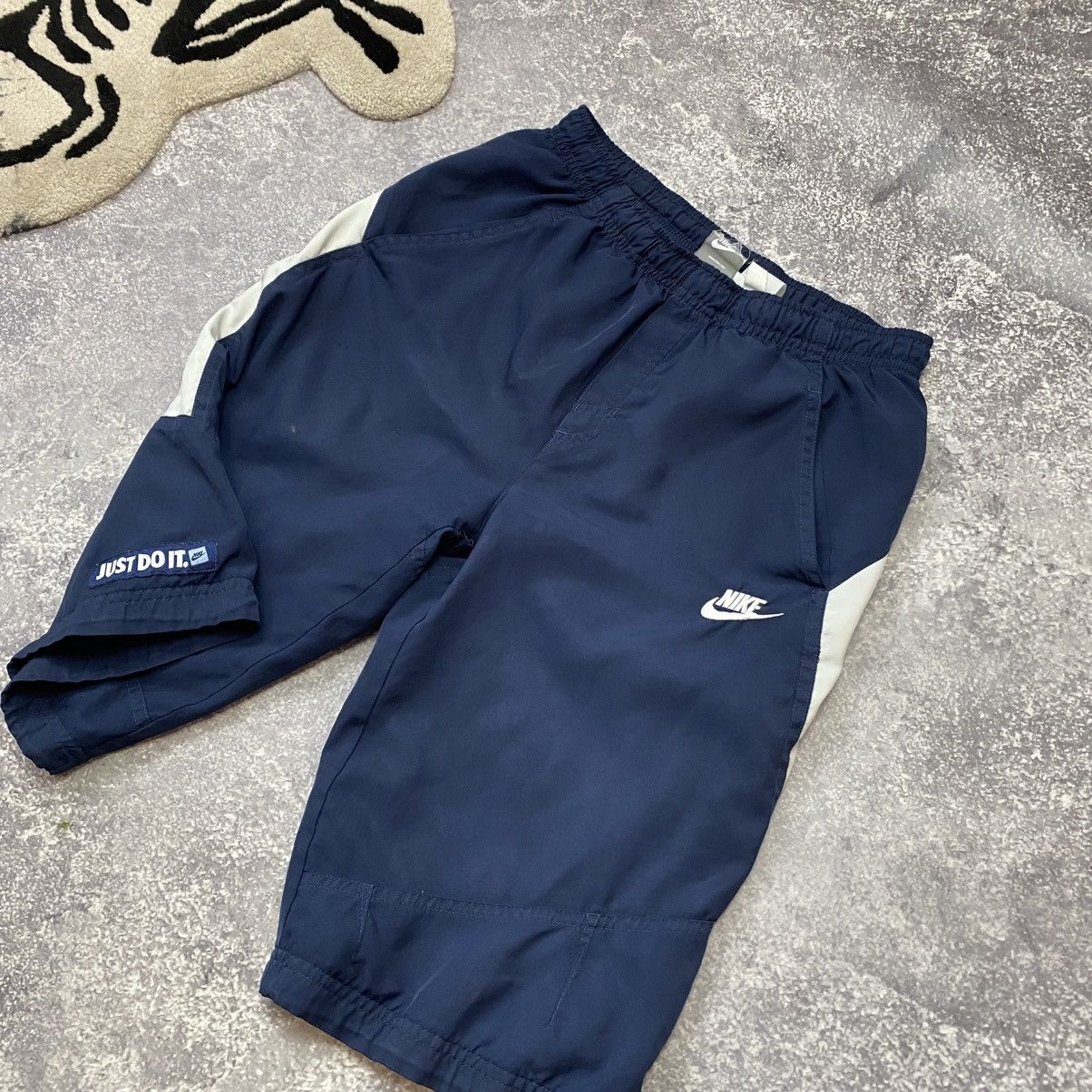 Vintage Vintage Nike Just Do It swoosh 00’s drill y2k shorts Size US 32 / EU 48 - 2 Thumbnail