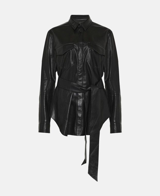 Nanushka Leather-look jacket Size L / US 10 / IT 46 - 1 Thumbnail