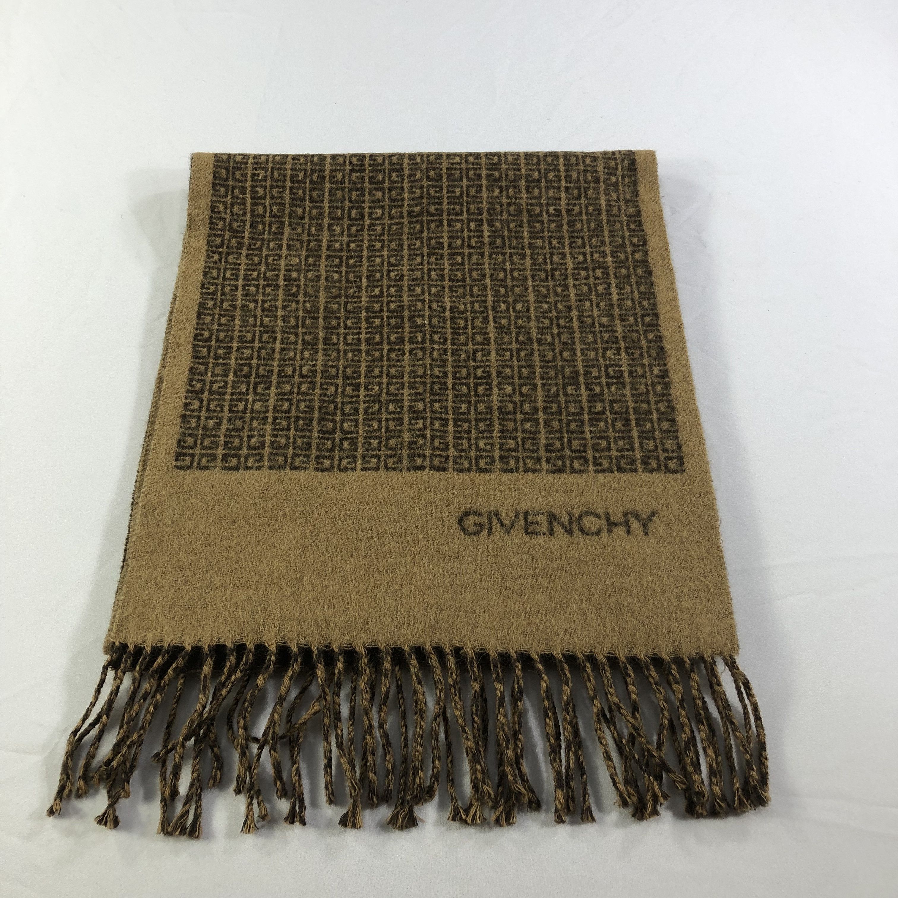 Givenchy Givenchy Monogram Wool Scarf Muffler V1417 Size ONE SIZE - 2 Thumbnail