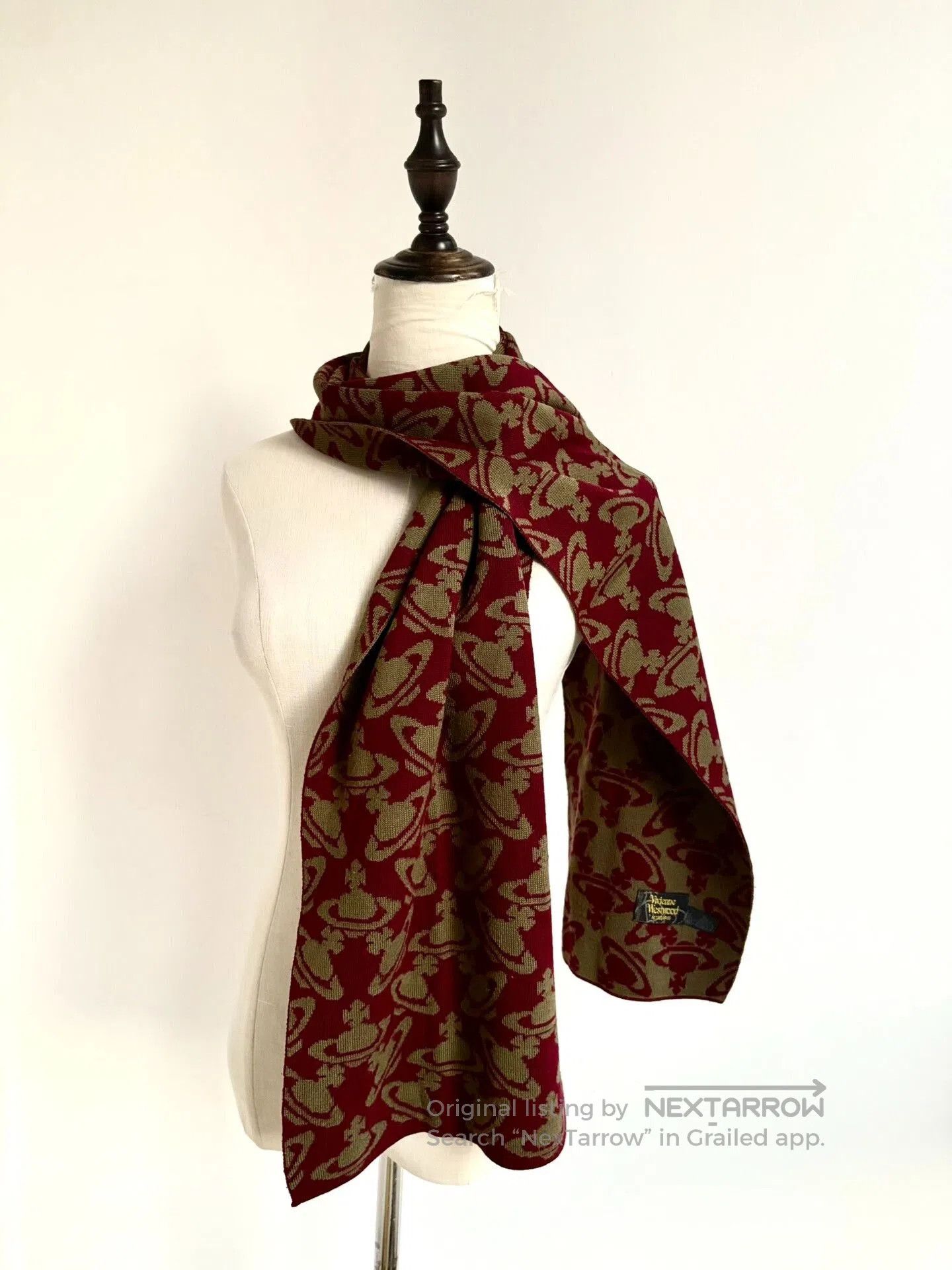 Vivienne Westwood Vivienne Westwood Vintage Saturn Print Scarf. Size ONE SIZE - 3 Thumbnail