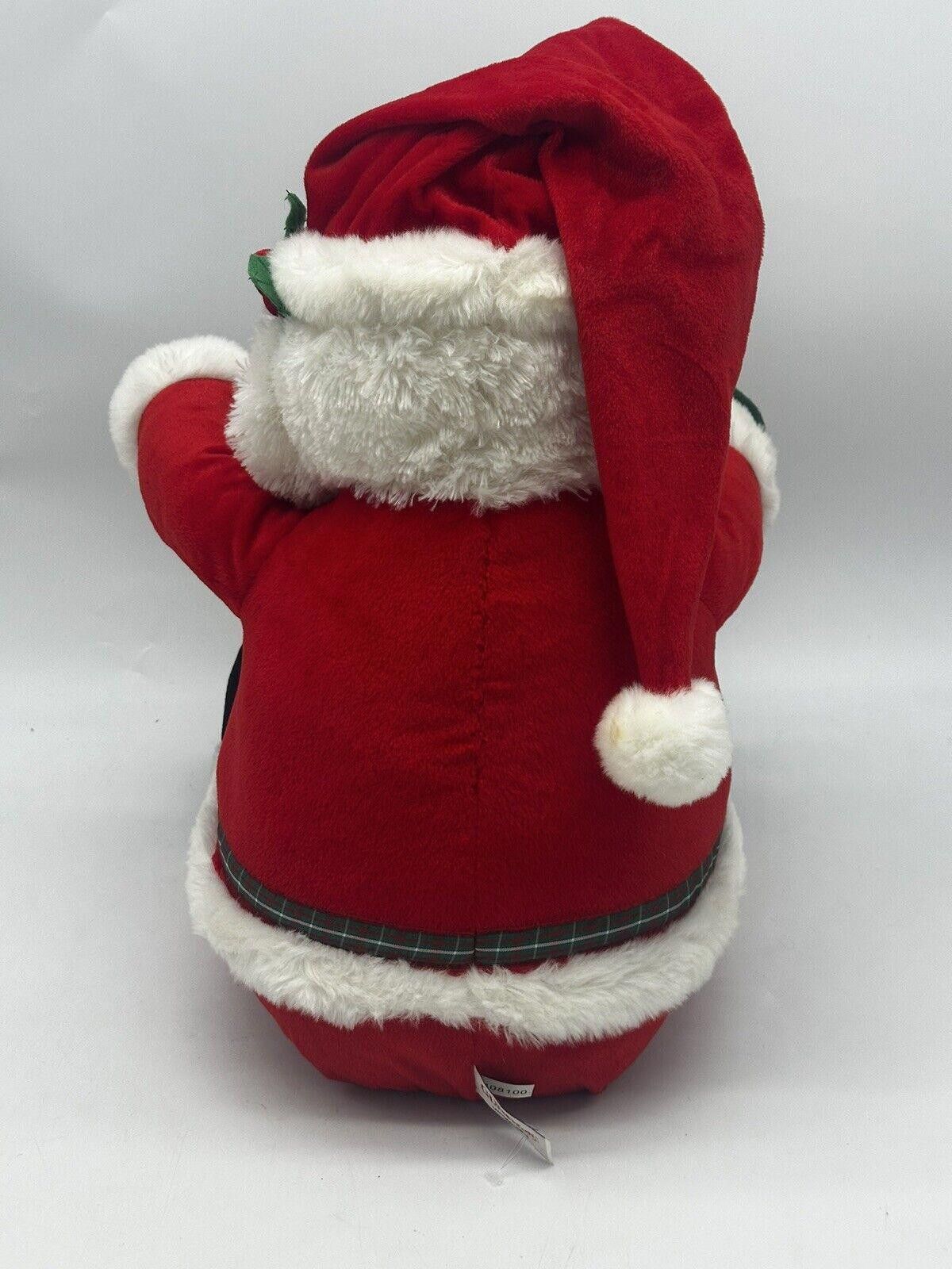 Designer Super RARE 2003 Large Gund Sounded Laughing Santa TESTED Size ONE SIZE - 4 Thumbnail