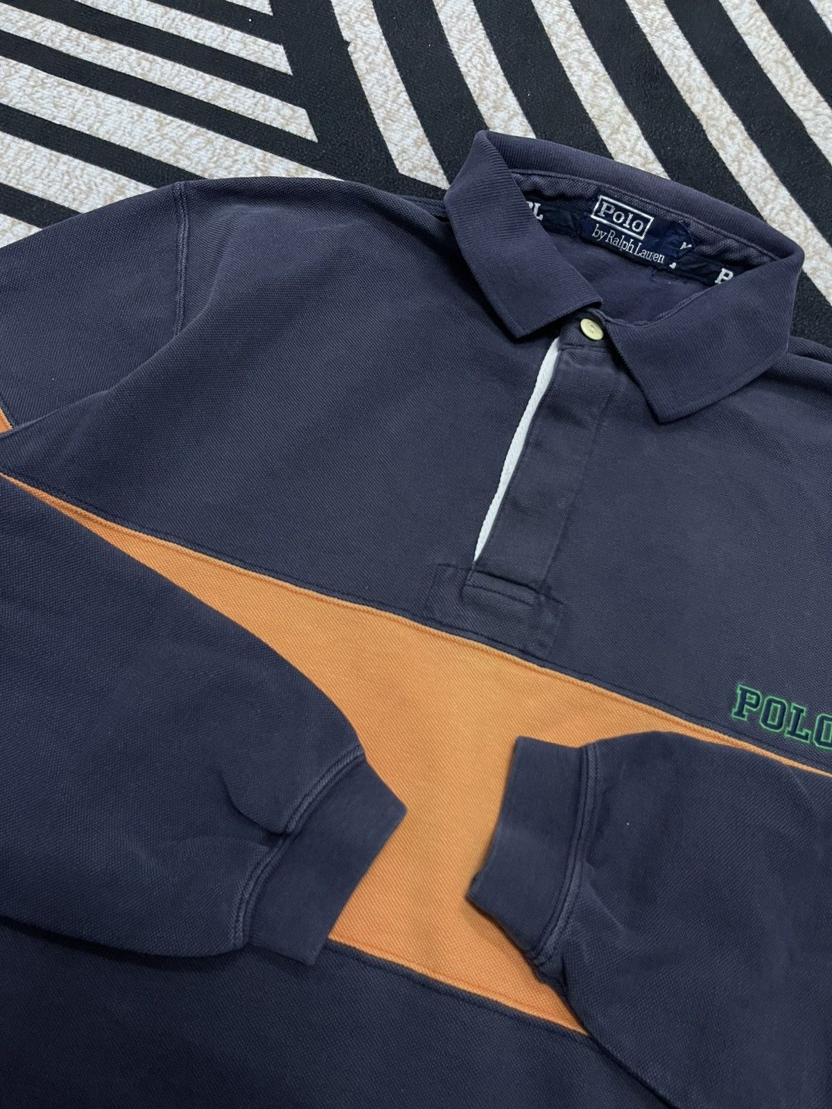 Polo Ralph Lauren 90s POLO BY RALPH LAUREN POLO SHIRT SMALL LOGO LONG SLEEVE Size US M / EU 48-50 / 2 - 9 Thumbnail