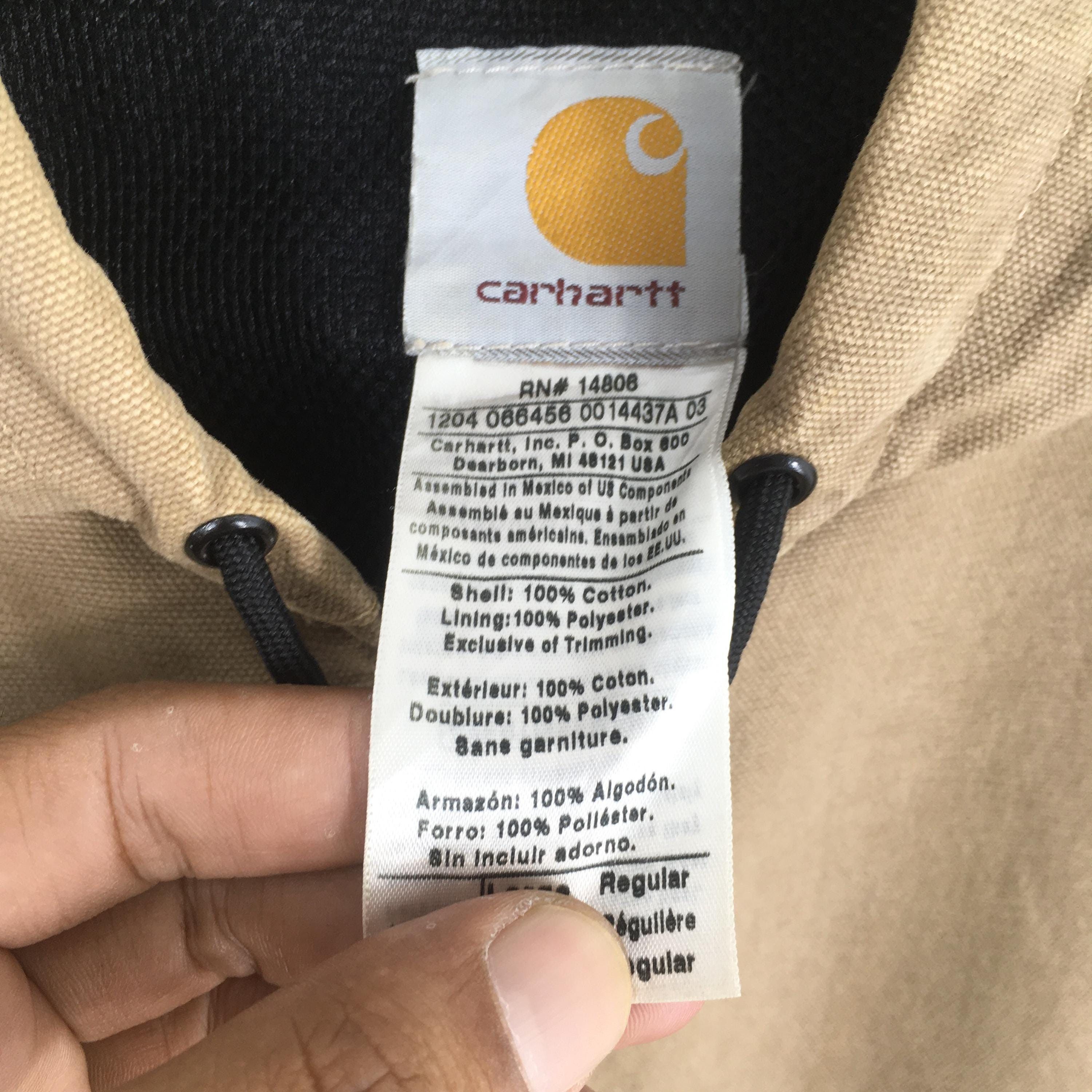 Carhartt Vintage 90s Carhartt Hoodie Jacket Mens XLarge Size US XL / EU 56 / 4 - 6 Thumbnail