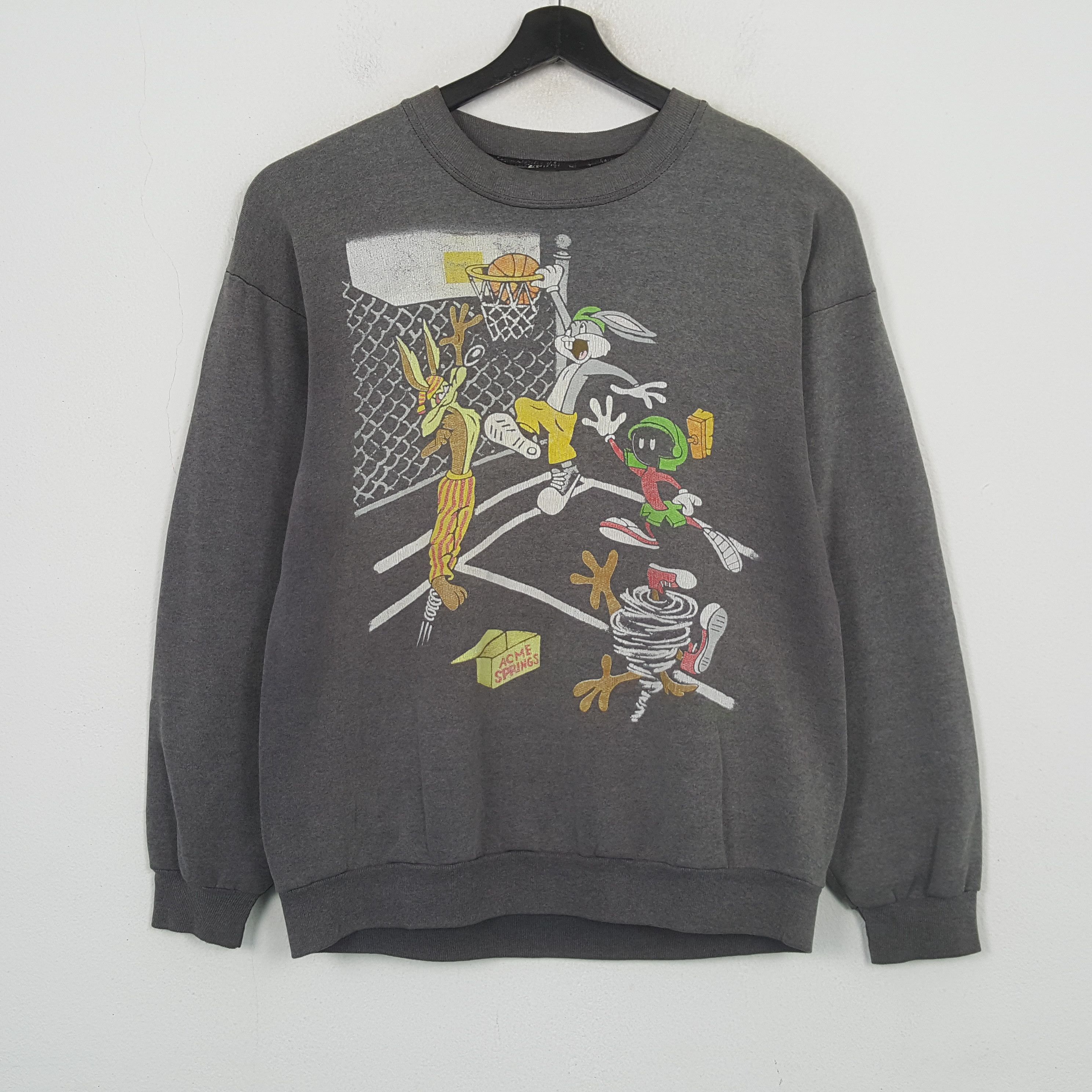 Vintage Looney Tunes Cartoon Character Vintage Sweatshirt C300N25 Size US M / EU 48-50 / 2 - 1 Thumbnail