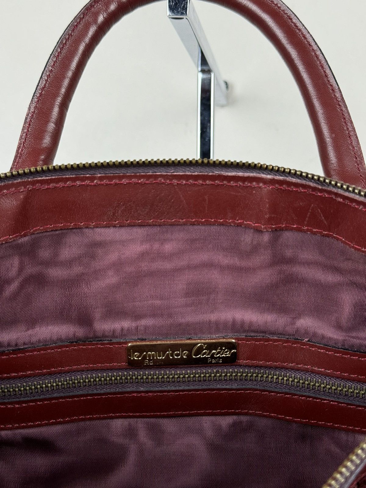 Cartier Vintage Cartier Bowling Boston bag original luxury item Size ONE SIZE - 6 Thumbnail
