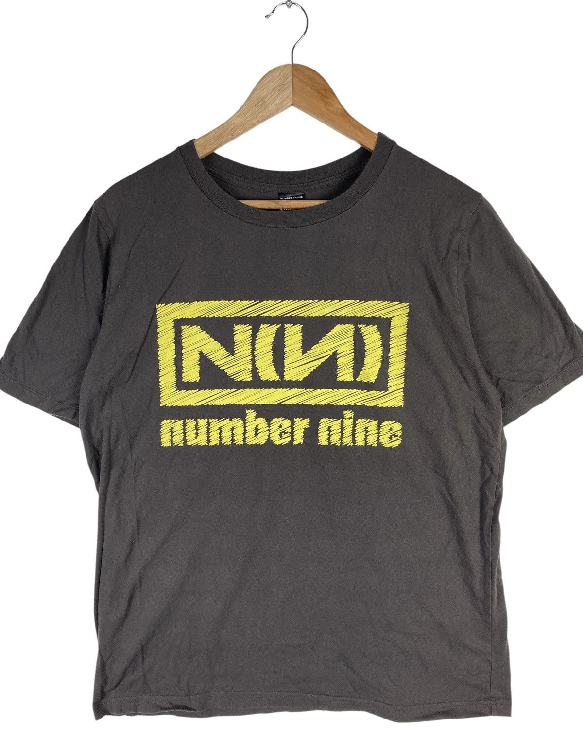Number (N)ine NUMBER NINE JAPAN The Soloist Box Logo Made in Japan T-Shirt Size US M / EU 48-50 / 2 - 2 Thumbnail