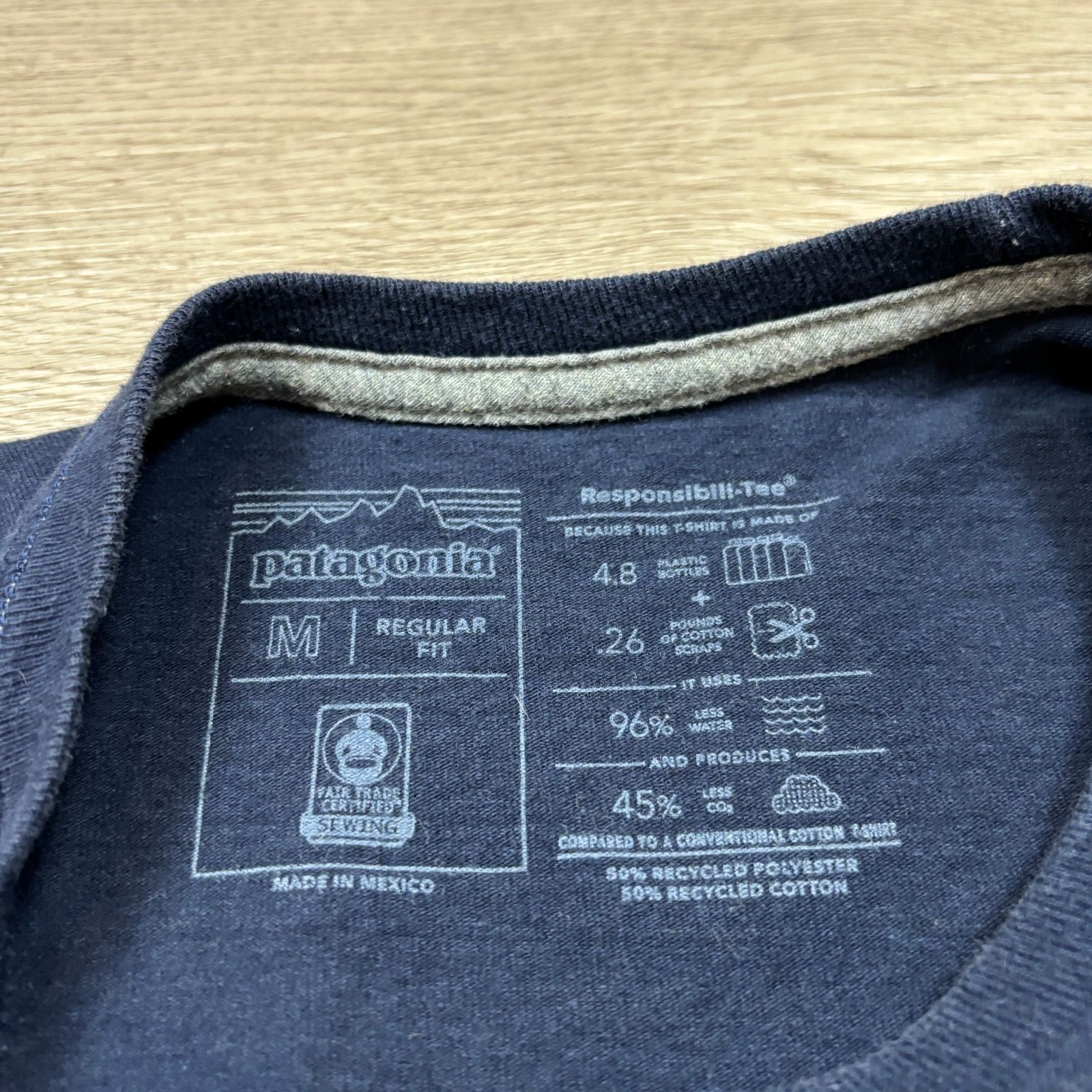 Patagonia Patagonia Long Sleeve P-6 Logo Responsibili-Tee Shirt Mens M Size US M / EU 48-50 / 2 - 5 Thumbnail