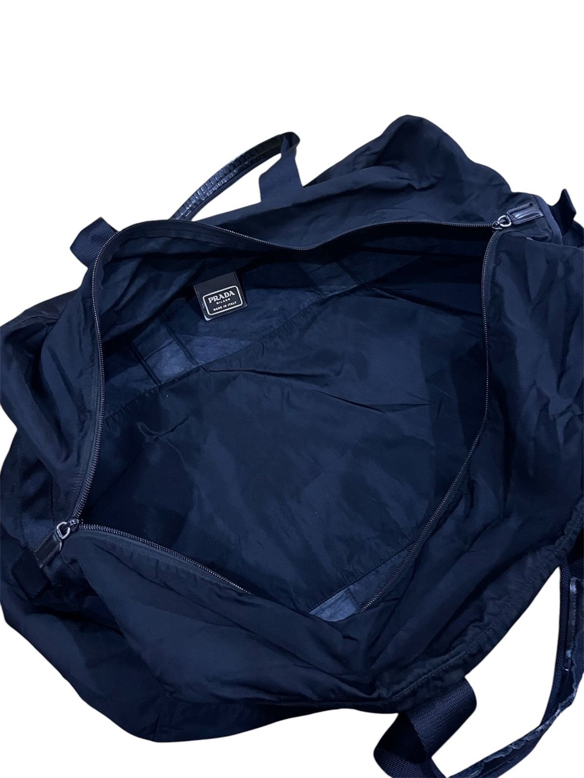 Prada PRADA NYLON DUFFLE BAG BLACK Size ONE SIZE - 12 Thumbnail