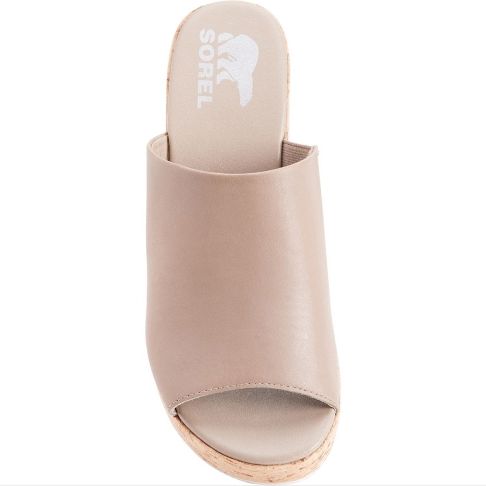 SOREL 🎉LAST PIECE 🎉Sorel Cameron Wedge Mule Sandals - Leather Size US 6 / IT 36 - 2 Thumbnail