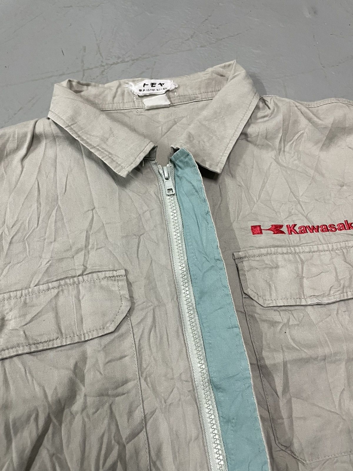 Japanese Brand Vintage kawasaki Racing Short sleeve jacket Size US M / EU 48-50 / 2 - 5 Thumbnail