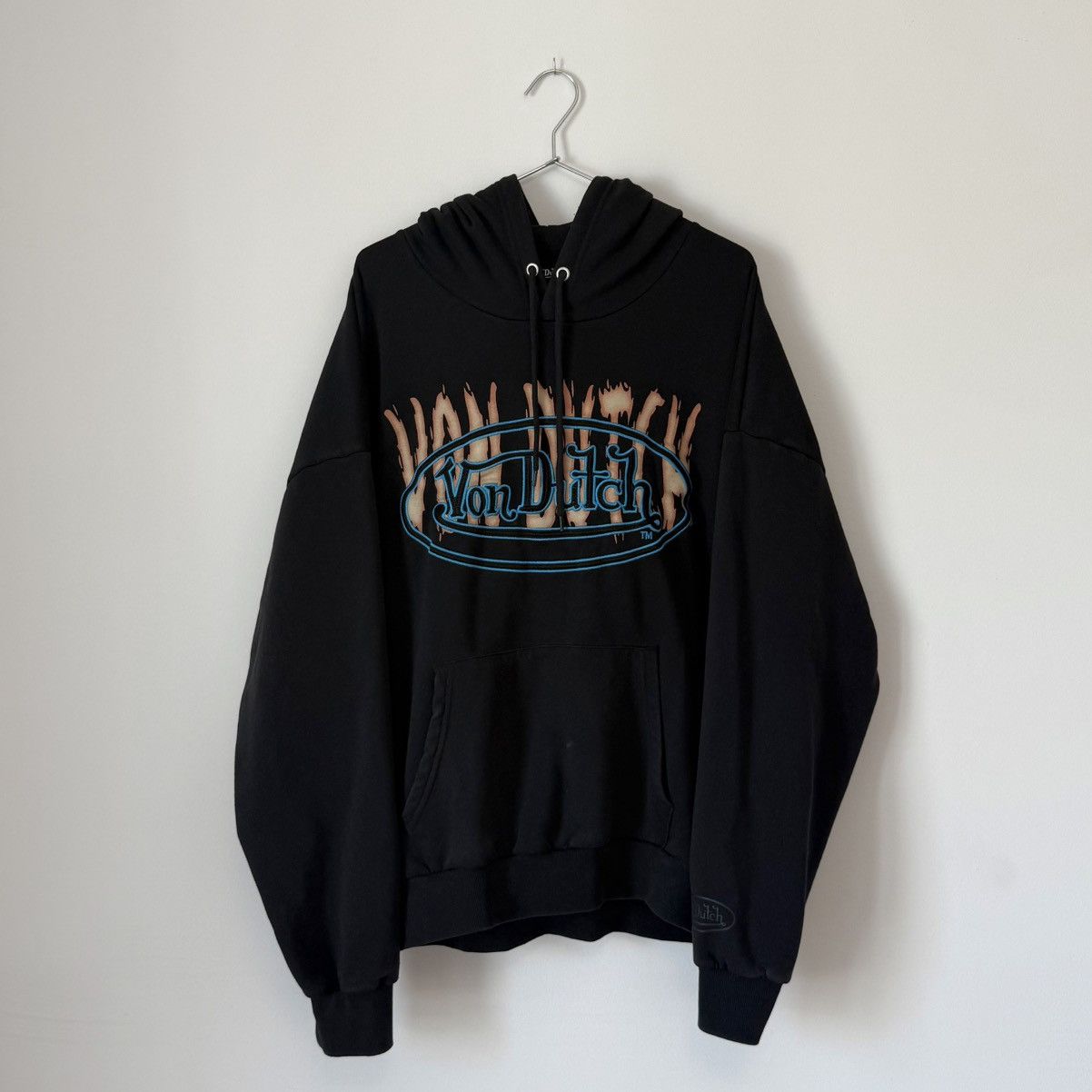 Von Dutch Vtg Von Dutch Embroidered Flame Logo Hoodie Y2K Ed Hardy Size US L / EU 52-54 / 3 - 2 Thumbnail