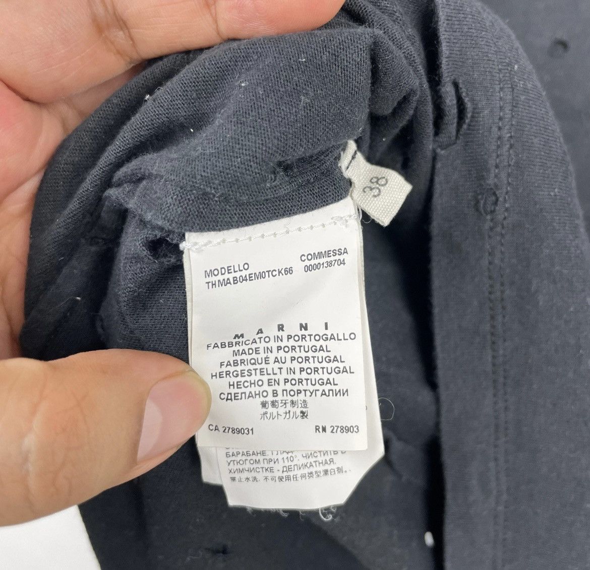 Marni Marni Distress Tshirt Size US S / EU 44-46 / 1 - 5 Thumbnail