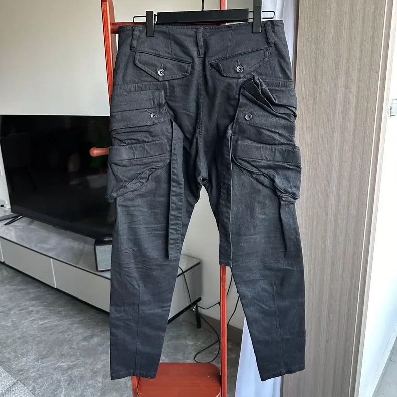 Julius julius size:3 Black multi-pocket trousers Size US 26 / EU 42 - 1 Thumbnail