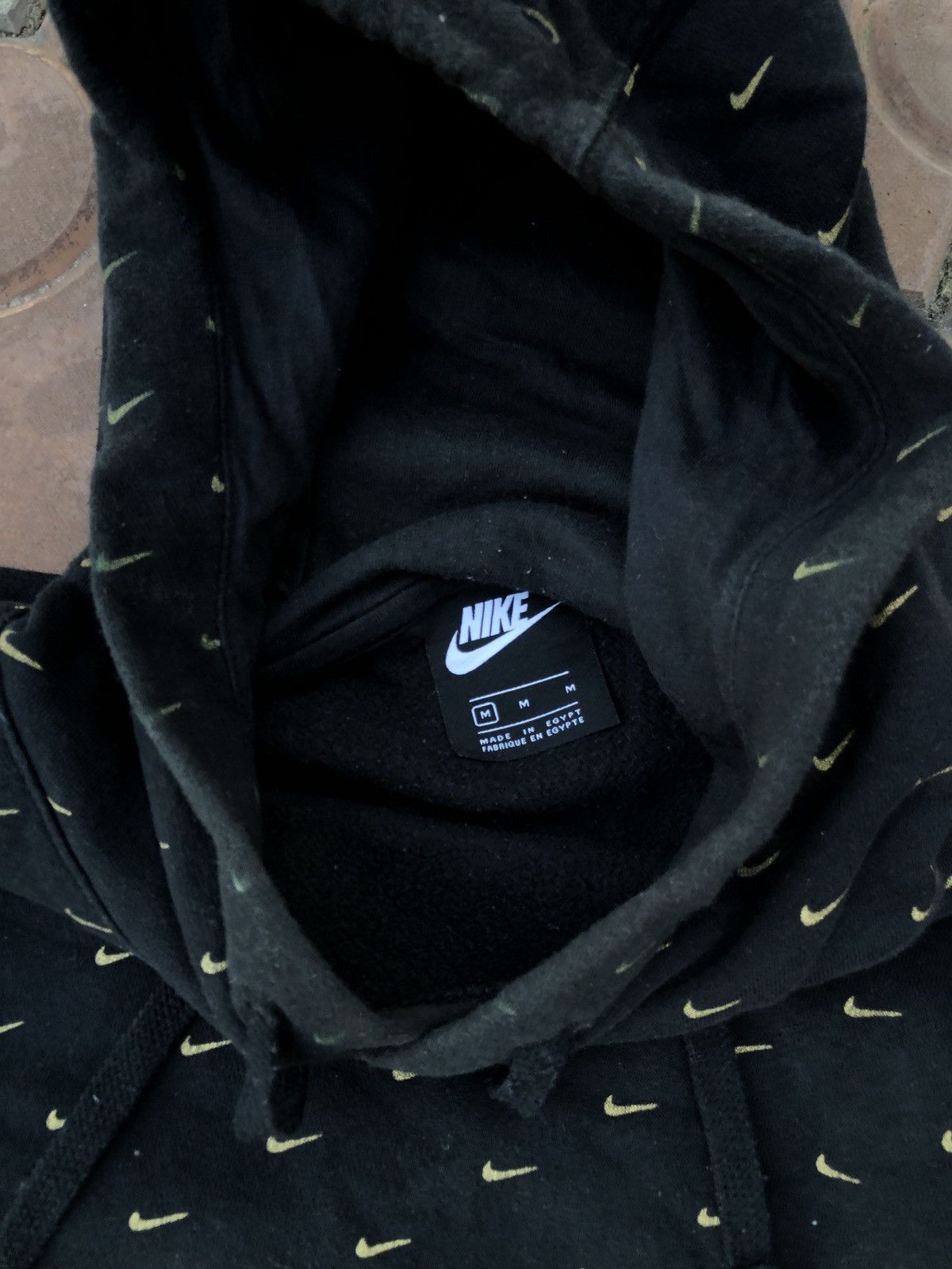 Nike × Vintage Vintage Nike Multi Swoosh Hoodie Size US M / EU 48-50 / 2 - 5 Thumbnail