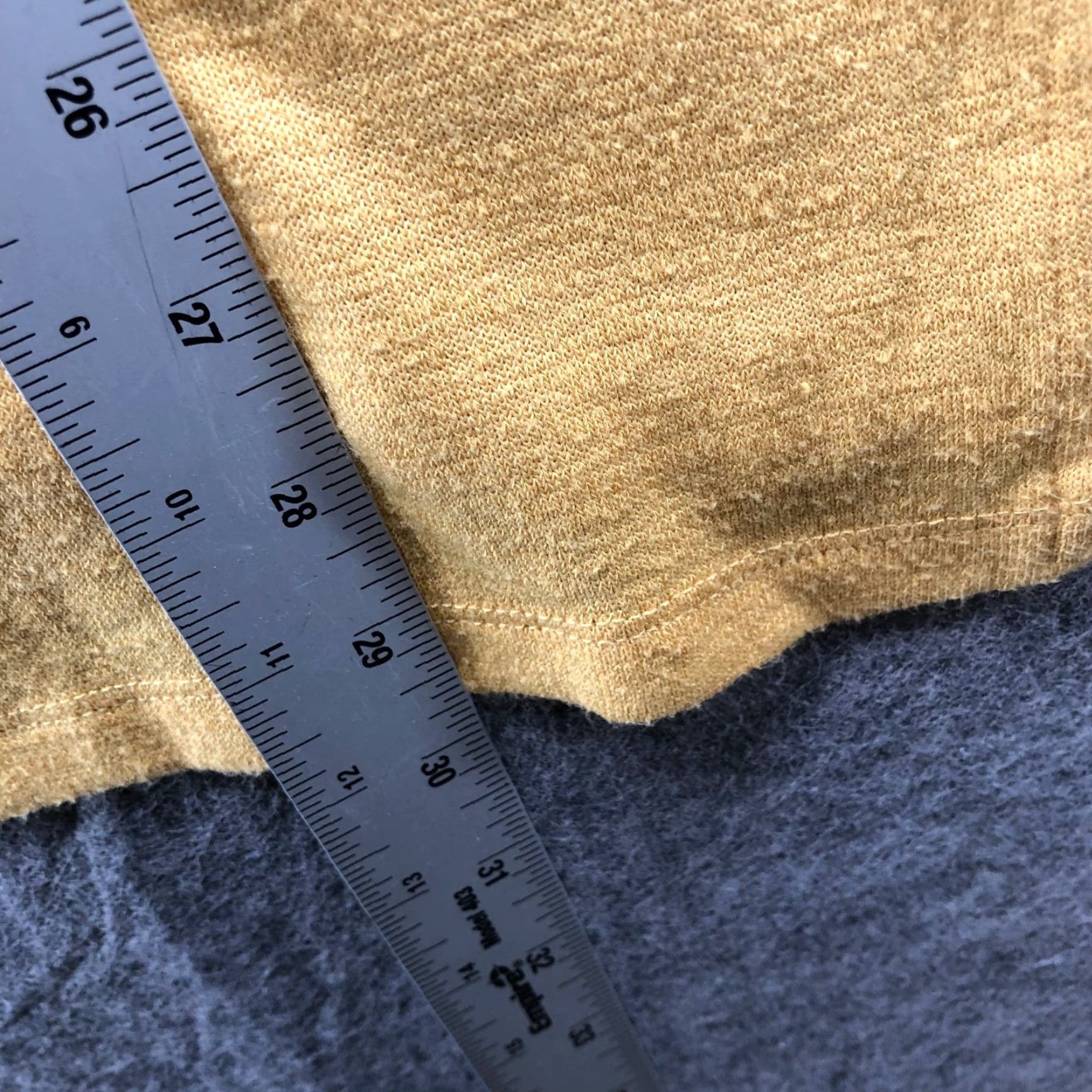 Orvis Orvis T-Shirt Shirt Womens XL Dolman Short Sleeve V-Neck Mustard Yellow Jersey Knit Size XL / US 12-14 / IT 48-50 - 8 Thumbnail