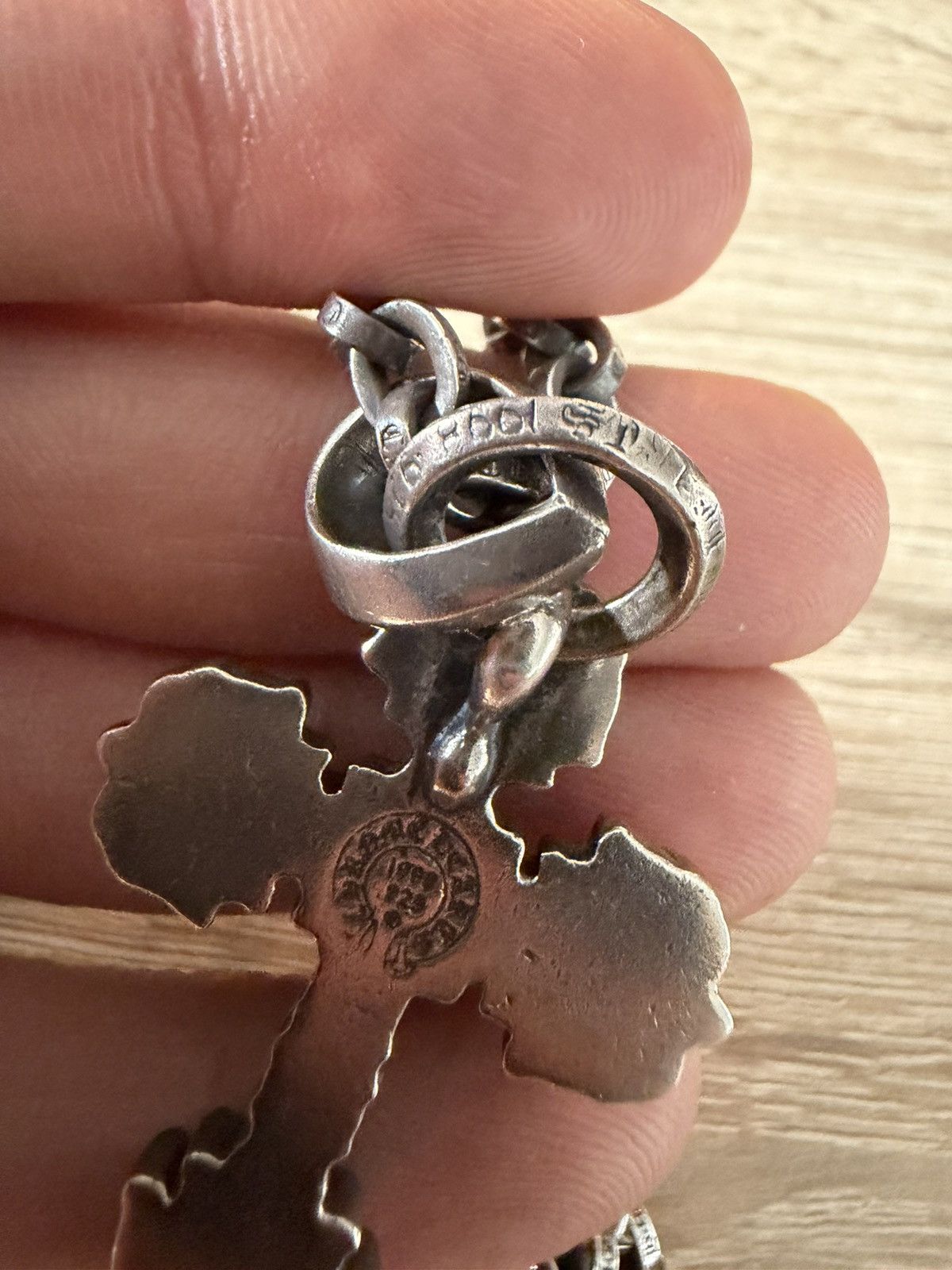 Chrome Hearts Chrome Hearts Large "XS" Filigree Pendant + paper chain Size ONE SIZE - 5 Thumbnail