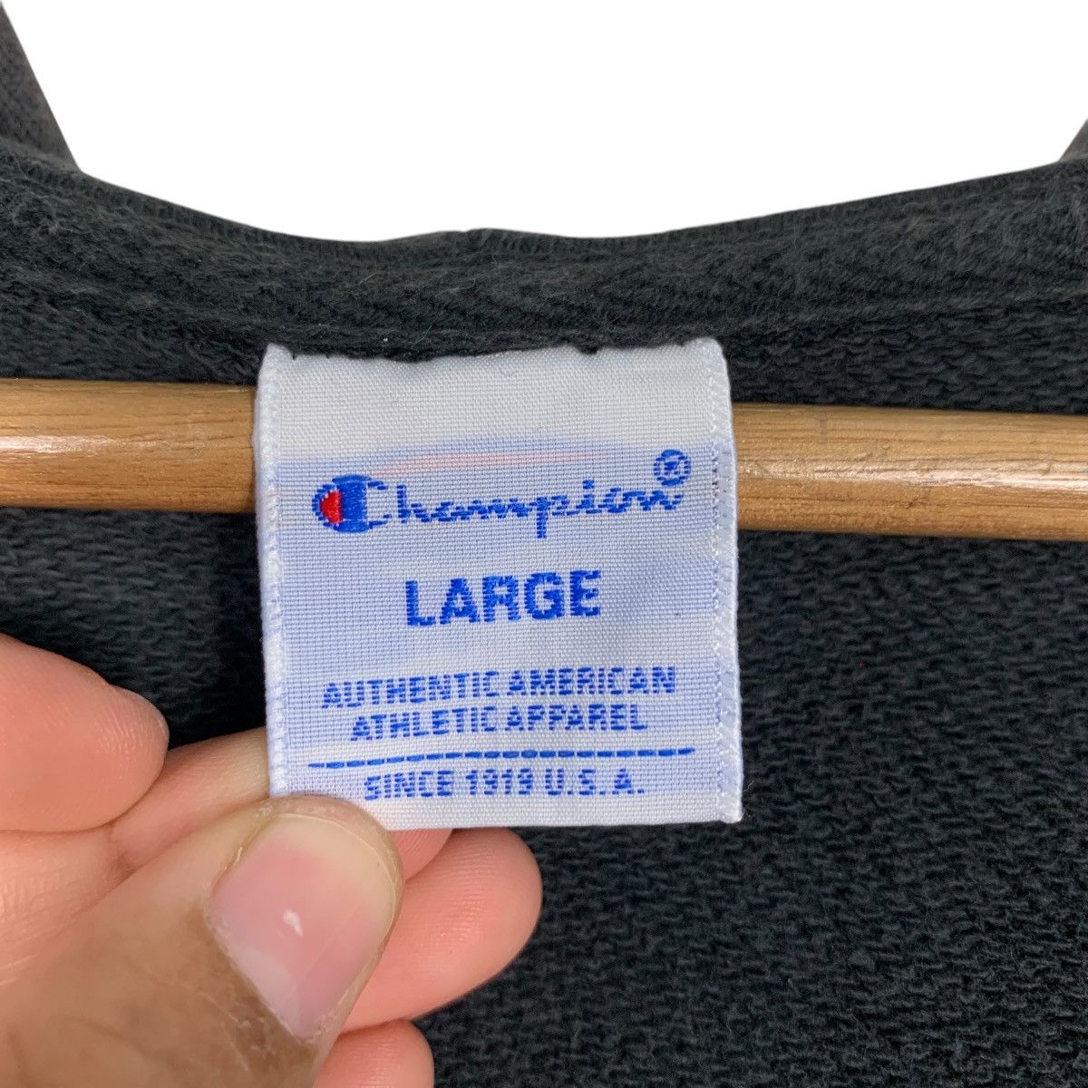 Champion Y2k Vintage CHAMPION Zipper Hoodie Sweatshirt #2664-C119 Size L / US 10 / IT 46 - 13 Thumbnail