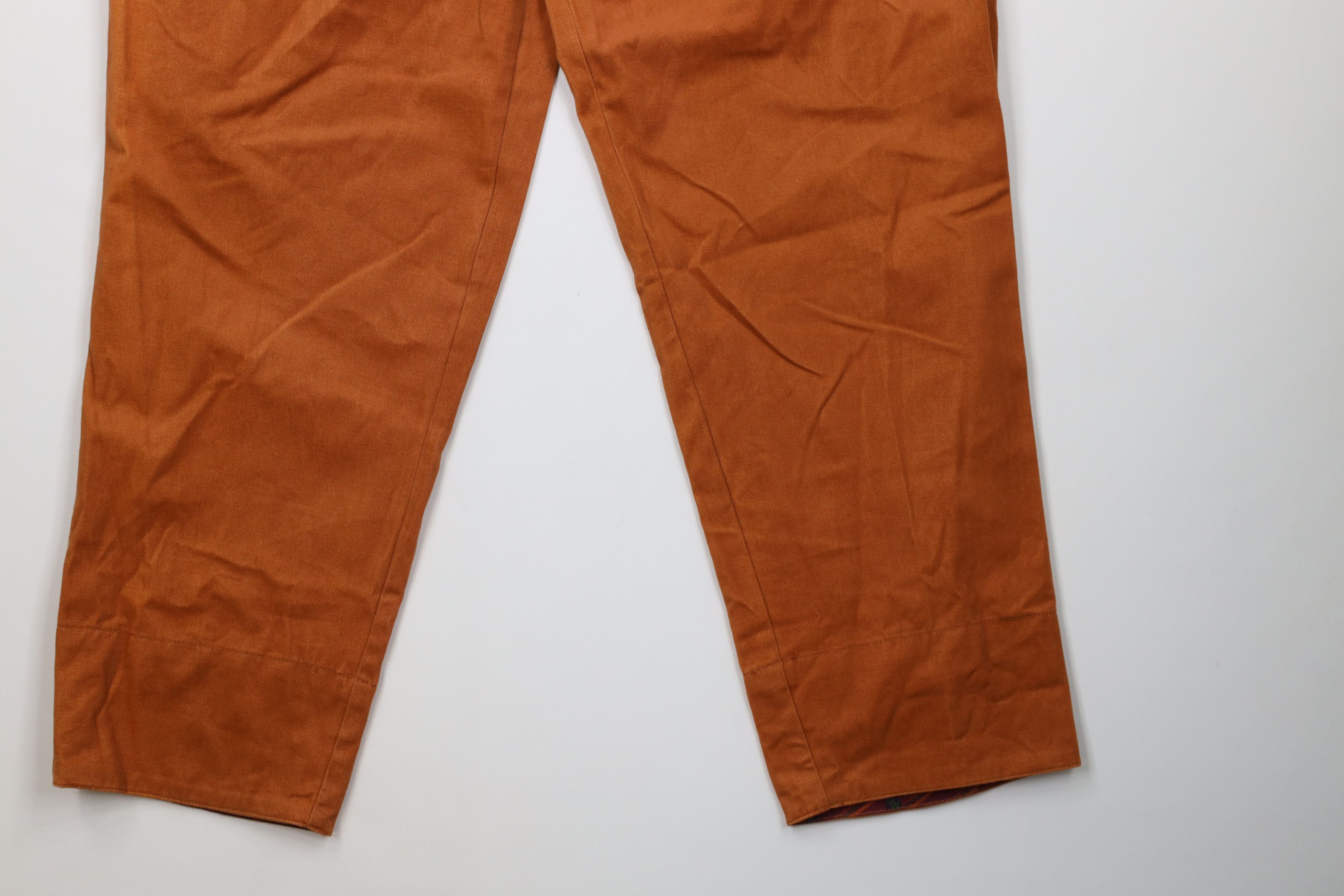 Vintage Deadstock Vintage 90s Streetwear Cuff Tapered Pants Orange Size US 34 / EU 50 - 6 Thumbnail