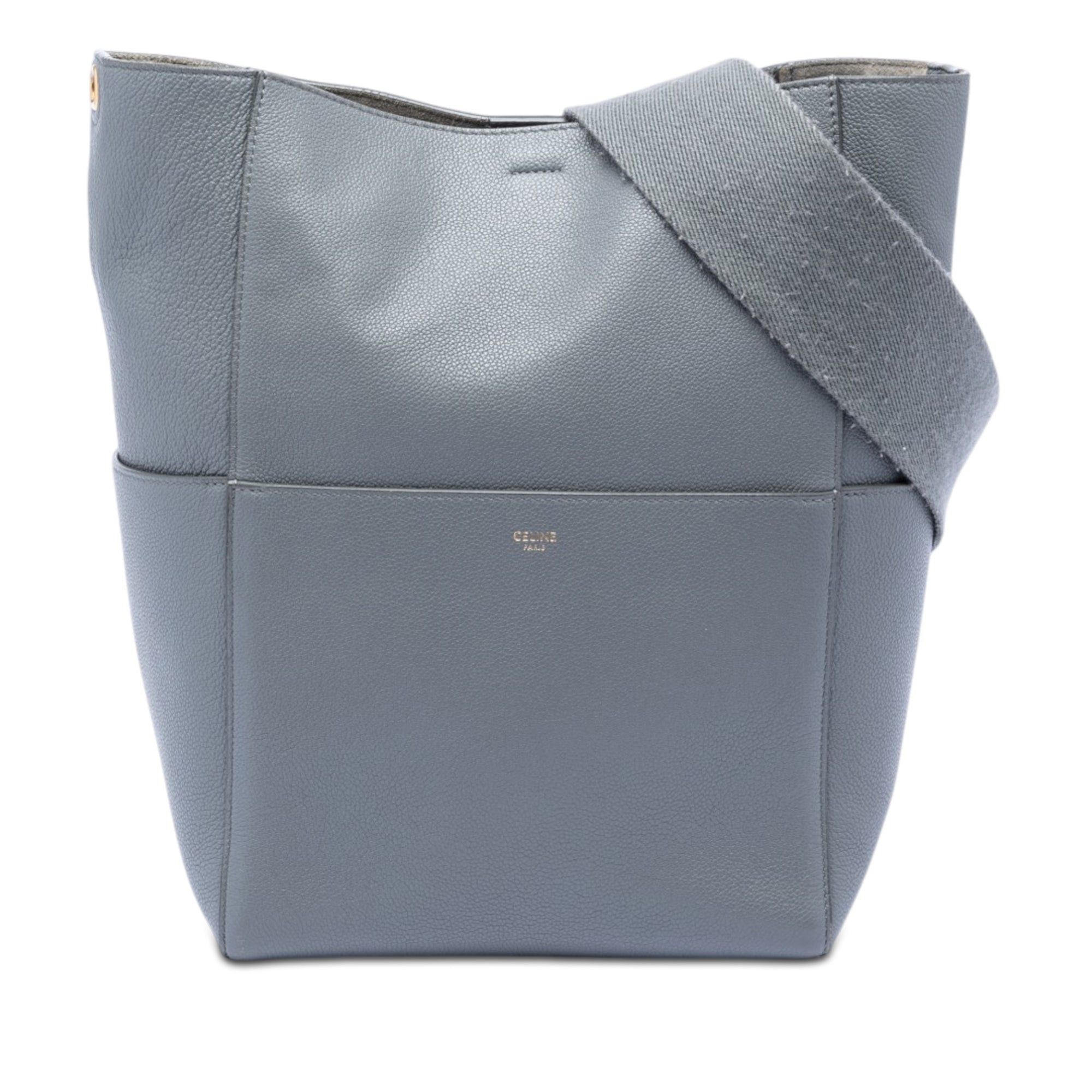 Celine Medium Leather Seau Sangle Bucket Bag Size ONE SIZE - 1 Thumbnail