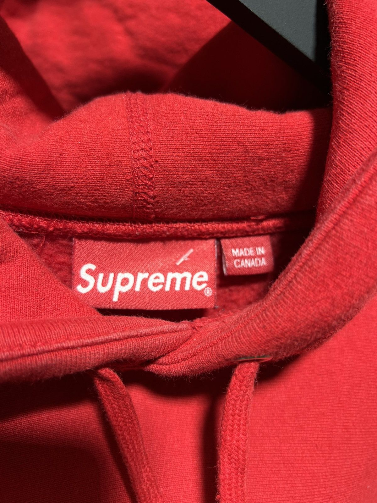 Supreme Supreme Red Embroidered Hoodie Size US M / EU 48-50 / 2 - 3 Thumbnail