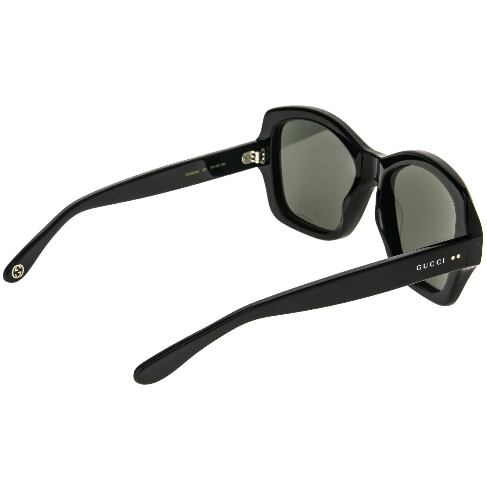 Gucci GUCCI GG0624S 0624 Black Retro Bold Fashion Sunglass Size ONE SIZE - 8 Thumbnail