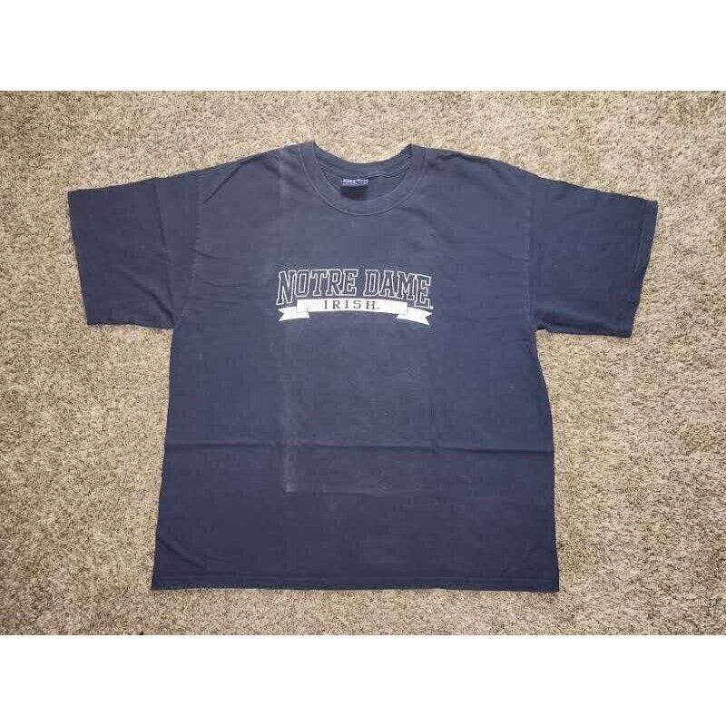 Other Notre Dame Shirt Adult Mens XL Dark Blue Fighting Irish Size US XL / EU 56 / 4 - 1 Thumbnail