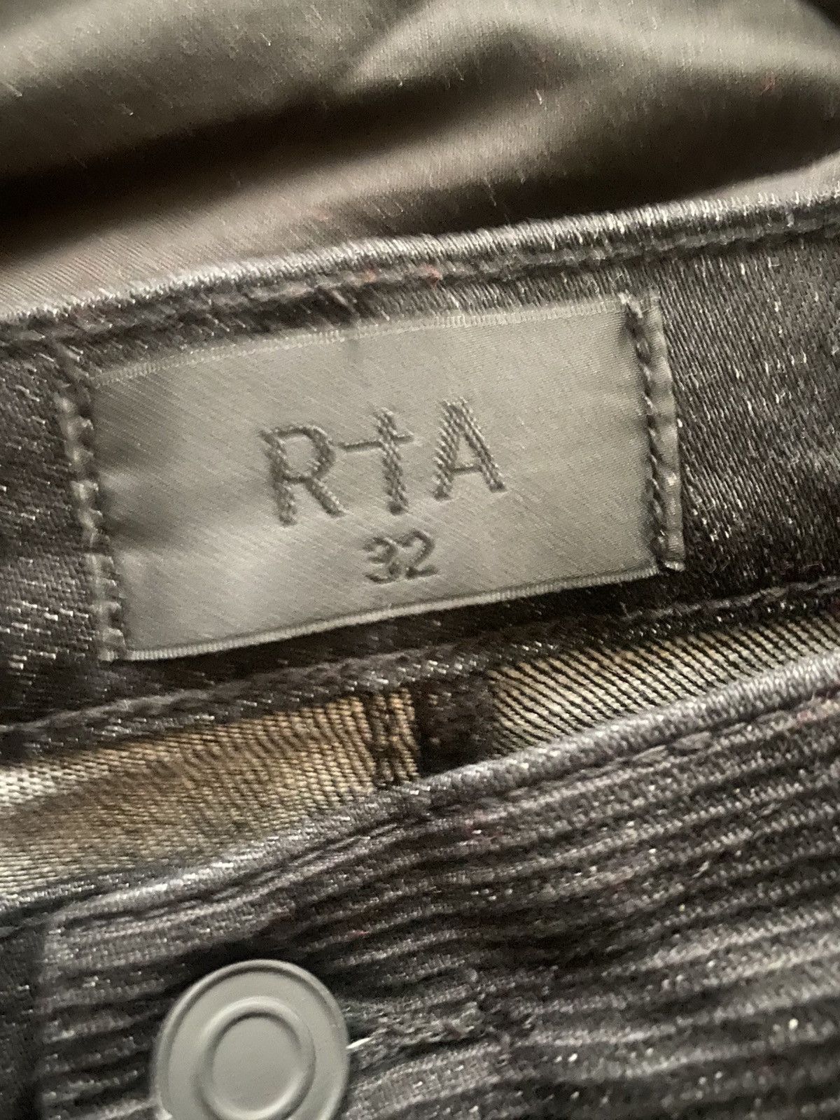 Rta RTA Distressed Charcoal Paint Jeans Size US 32 / EU 48 - 7 Thumbnail
