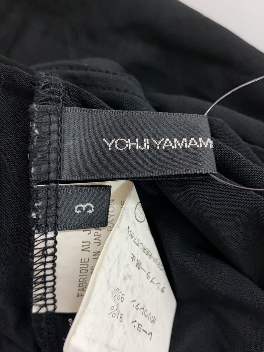 Yohji Yamamoto YOHJIYAMAMOTO+NOIR Rayon/BLK Long sleeve cut and sew Size US L / EU 52-54 / 3 - 3 Thumbnail