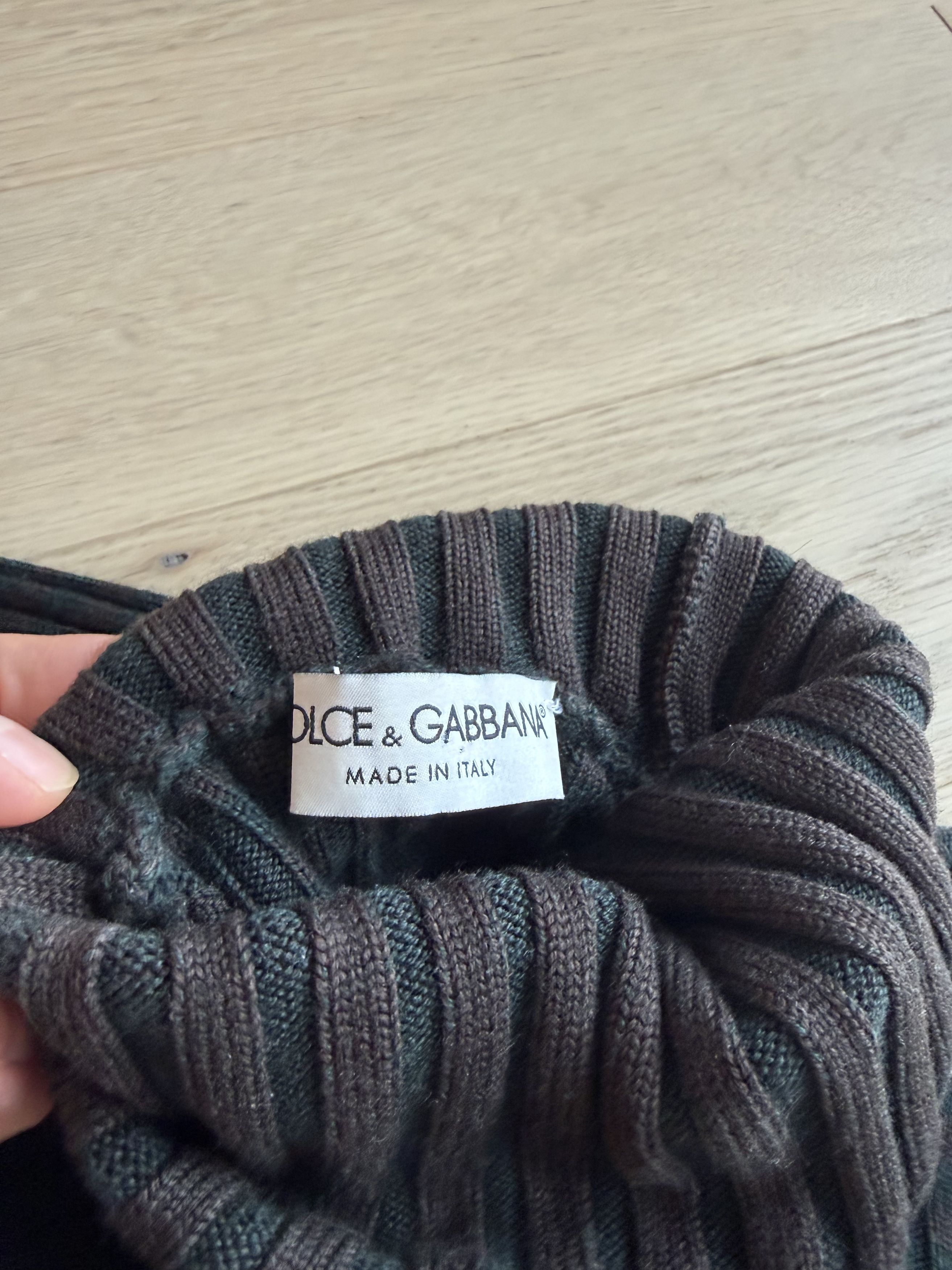 Dolce & Gabbana Dolce & Gabbana Early 2000s Rib Knit Turtleneck Size US S / EU 44-46 / 1 - 3 Thumbnail