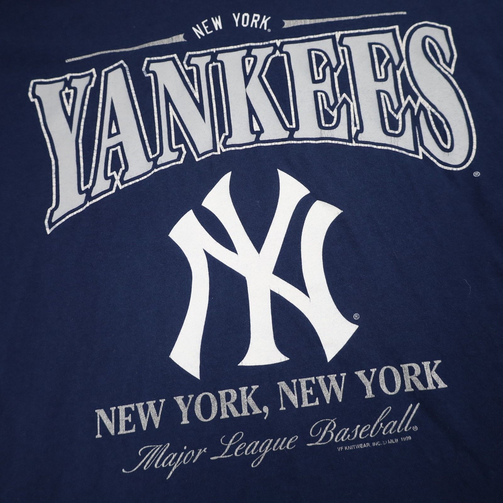 MLB × Vintage Vintage MLB New York Yankees Graphic T Shirt Size US L / EU 52-54 / 3 - 5 Thumbnail