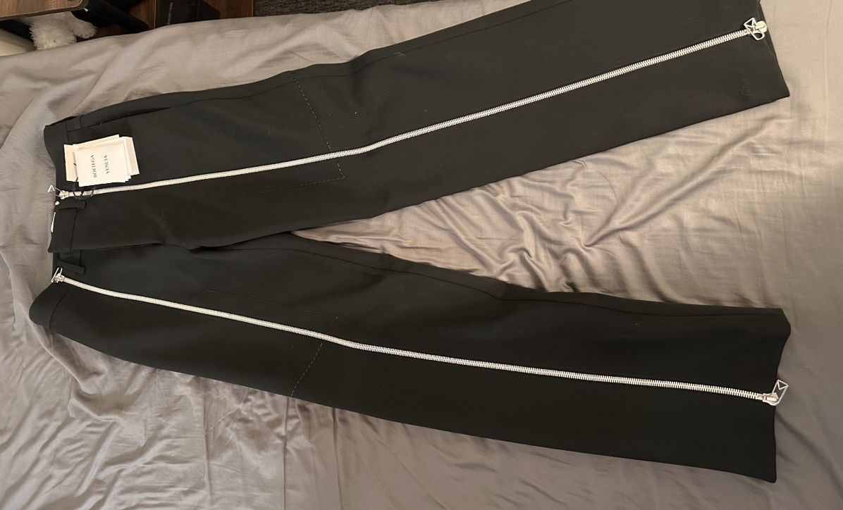 Bottega Veneta double cavalry wool pants Size US 30 / EU 46 - 1 Thumbnail
