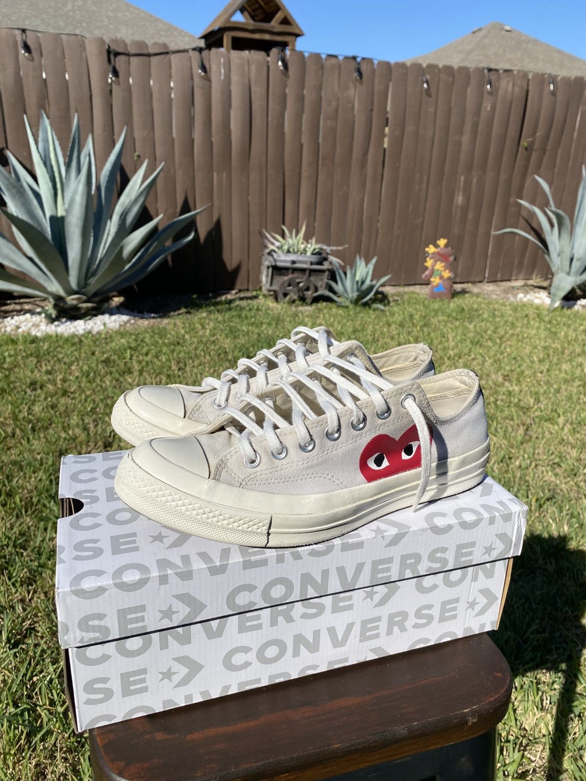 CDG by Comme des Garcons CDG CONVERSE *WITH BOX* Size US 9 / EU 42 - 1 Thumbnail