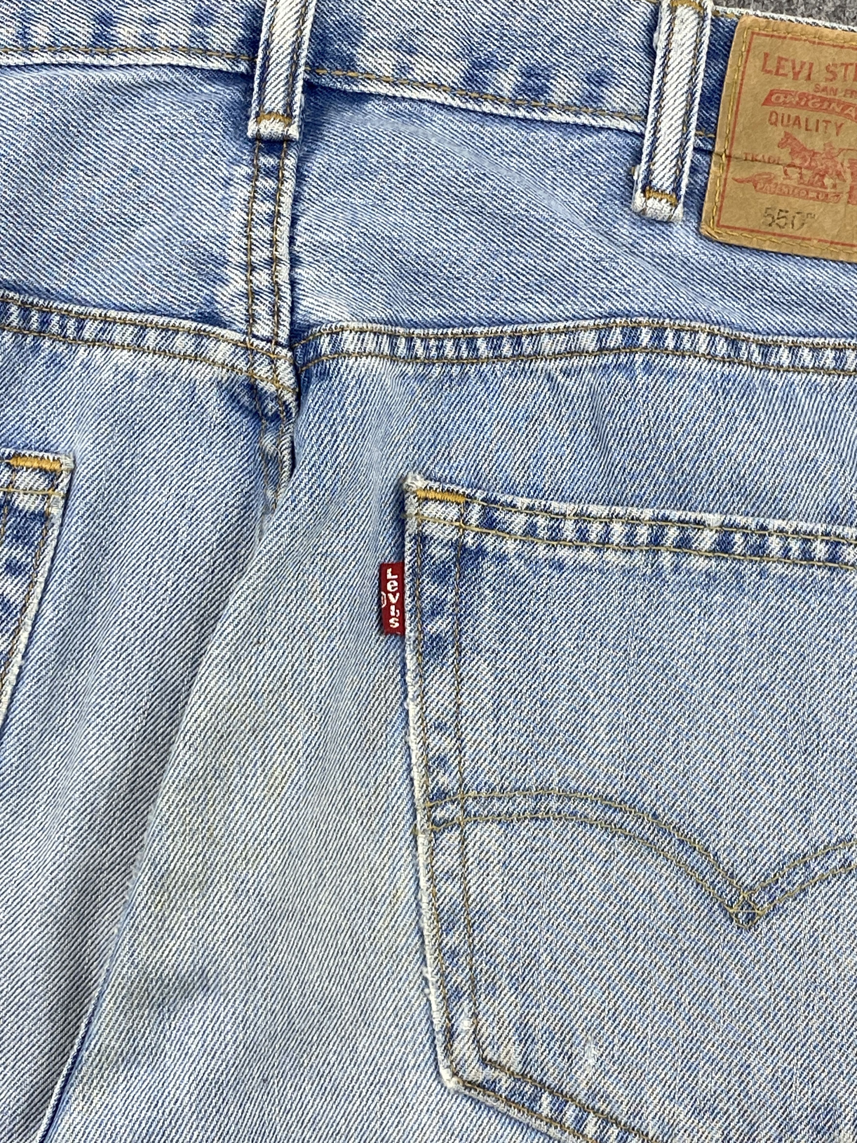 Levi's Vintage Levis 550 Distressed Blue Jeans DP2319 Size US 38 / EU 54 - 16 Thumbnail